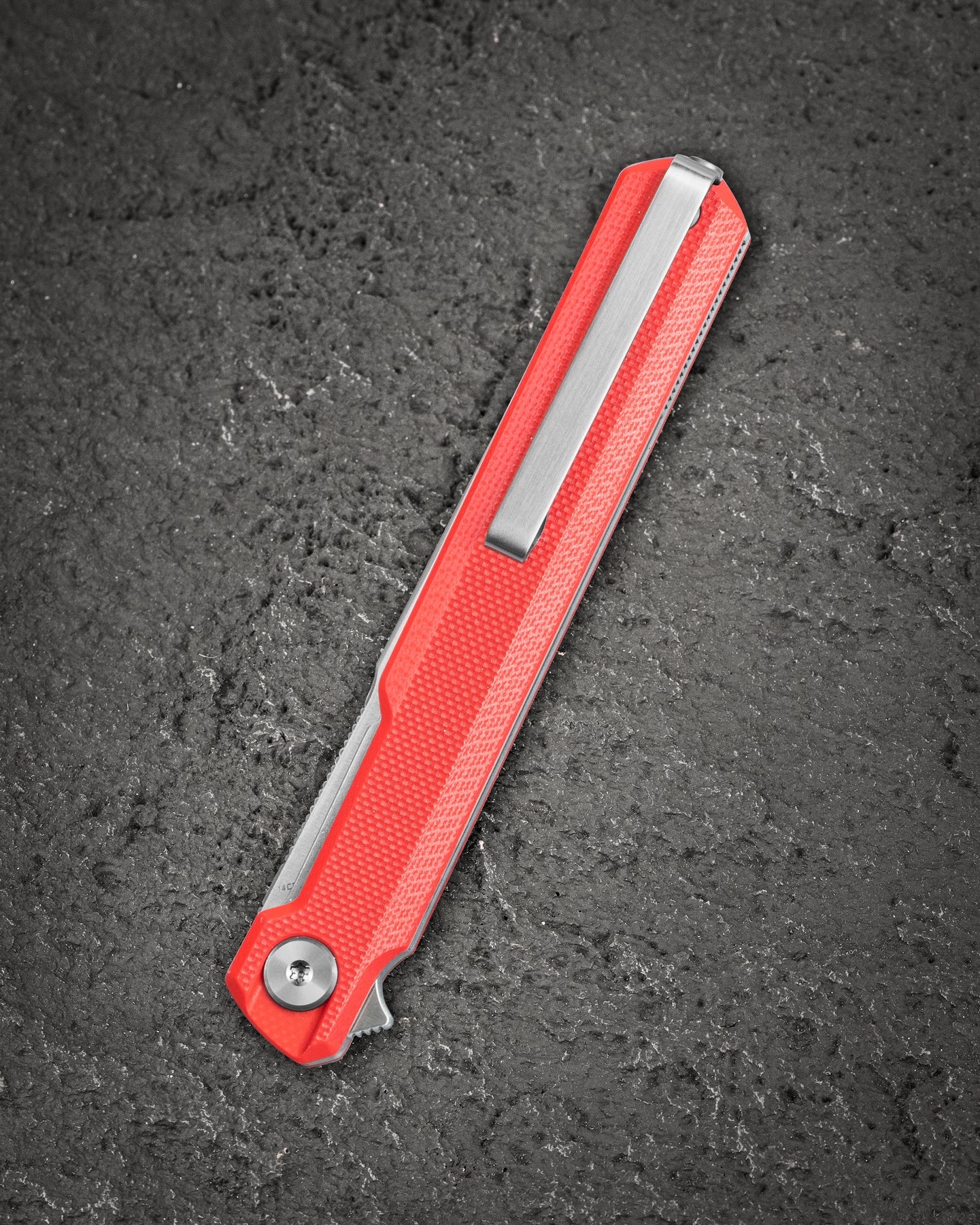 Bestech Duoz BG65C 14C28N Blade Red G10 Handle Liner Lock Folding Knife