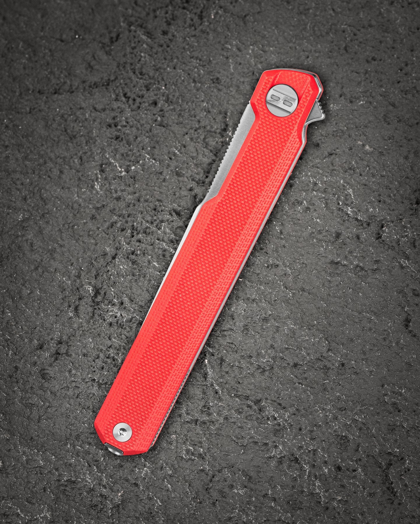 Bestech Duoz BG65C 14C28N Blade Red G10 Handle Liner Lock Folding Knife