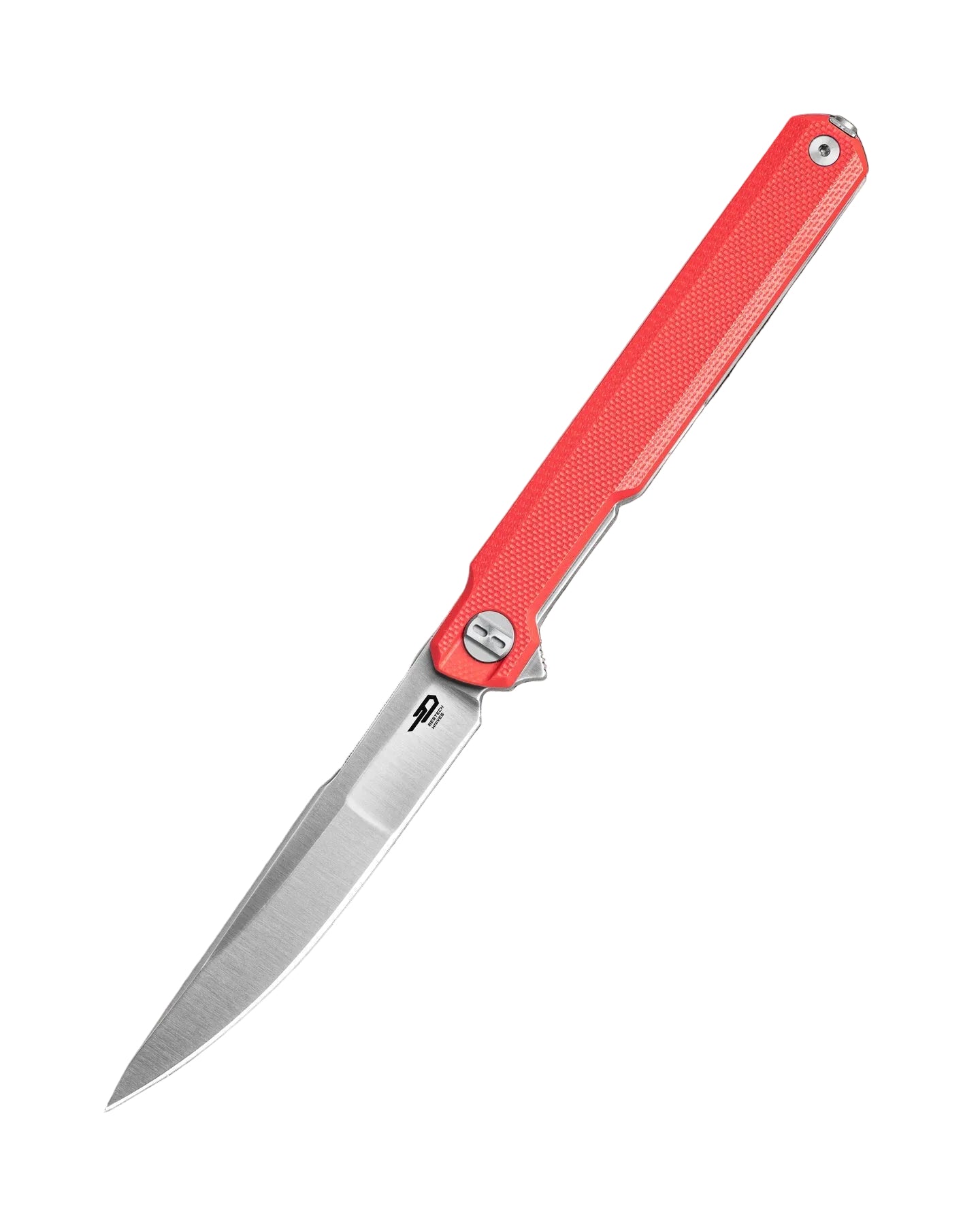 Bestech Duoz BG65C 14C28N Blade Red G10 Handle Liner Lock Folding Knife