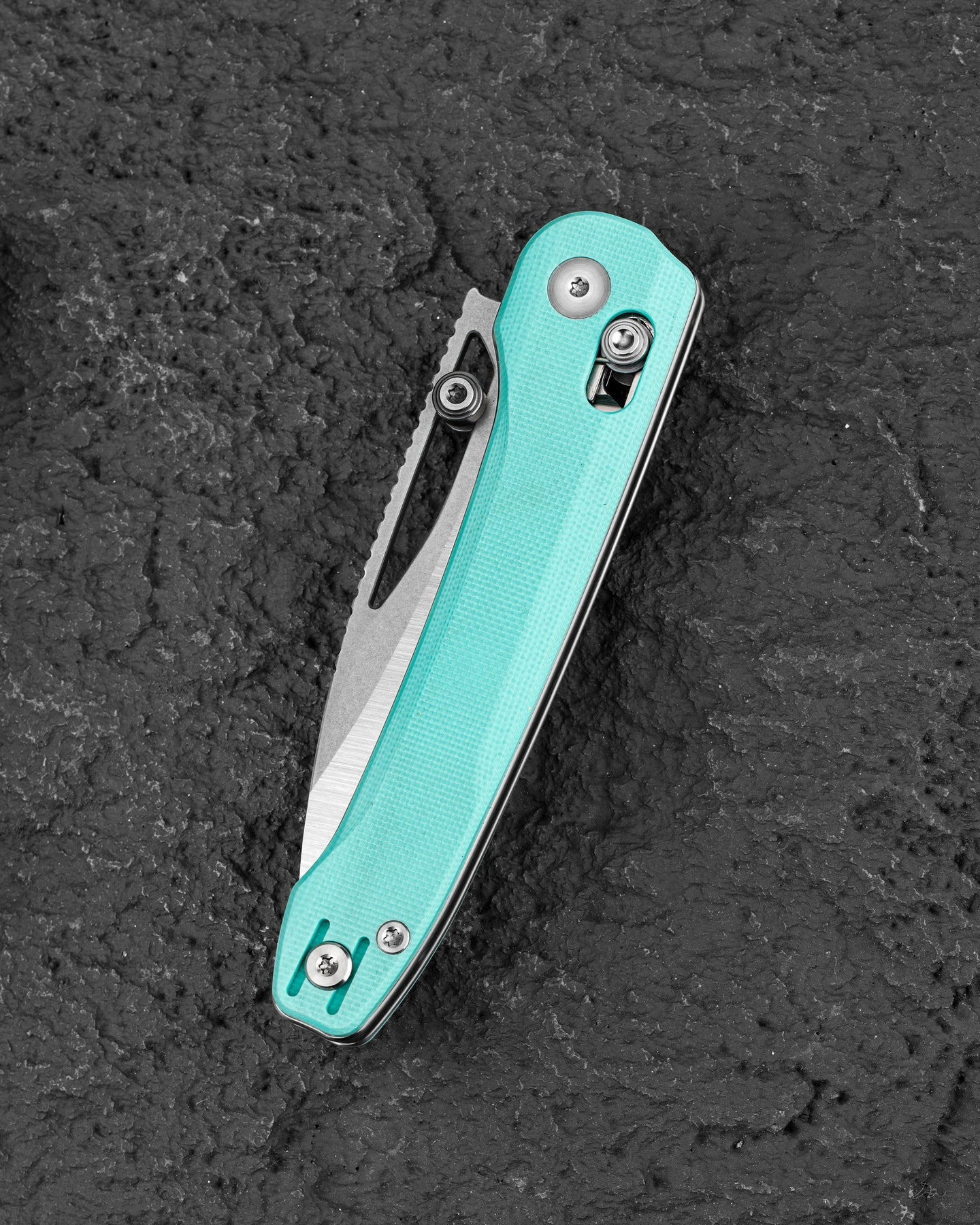 Bestech Cobber BG68B 14C28N Blade Light Blue G10 Handle Crossbar Lock Folding Knife