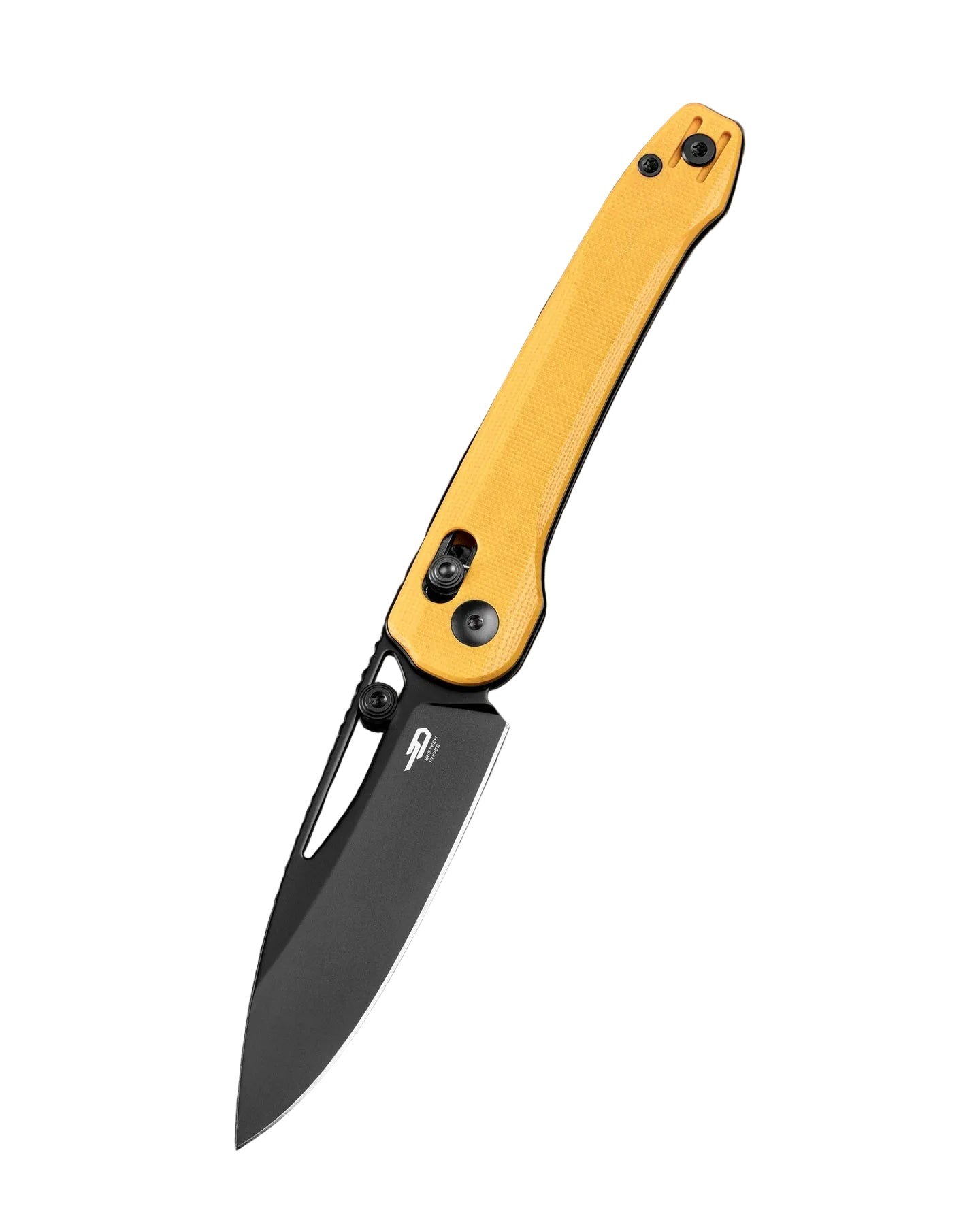 Bestech Cobber BG68E 14C28N Blade Yellow G10 Handle Crossbar Lock Folding Knife