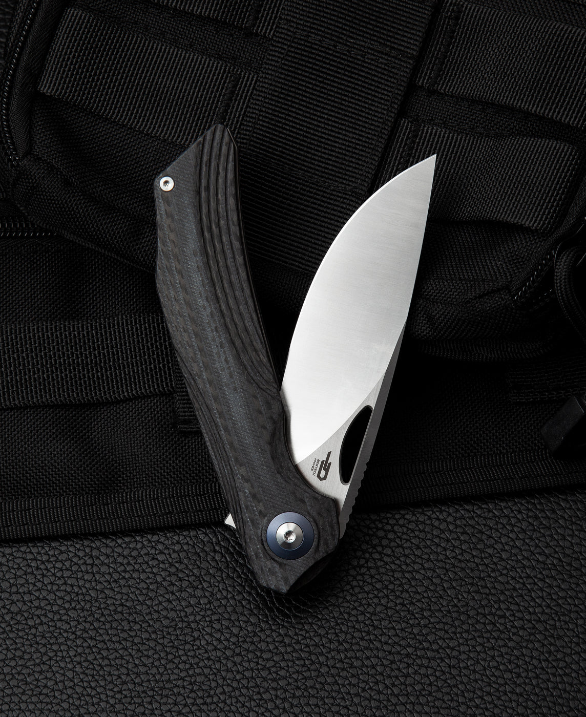 Bestech Falko BL01A 154CM Blade Carbon Fiber and G10 Handle Liner Lock Folding Knife