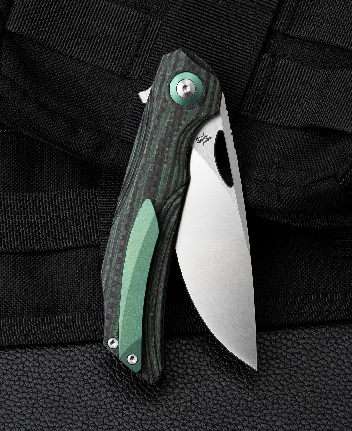 Bestech Falko BL01C 154CM Blade Carbon Fiber and G10 Handle Liner Lock Folding Knife