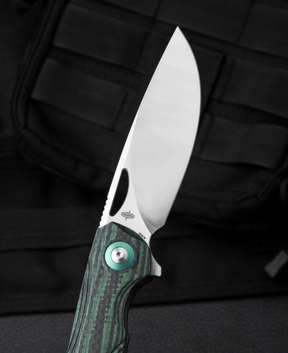 Bestech Falko BL01C 154CM Blade Carbon Fiber and G10 Handle Liner Lock Folding Knife