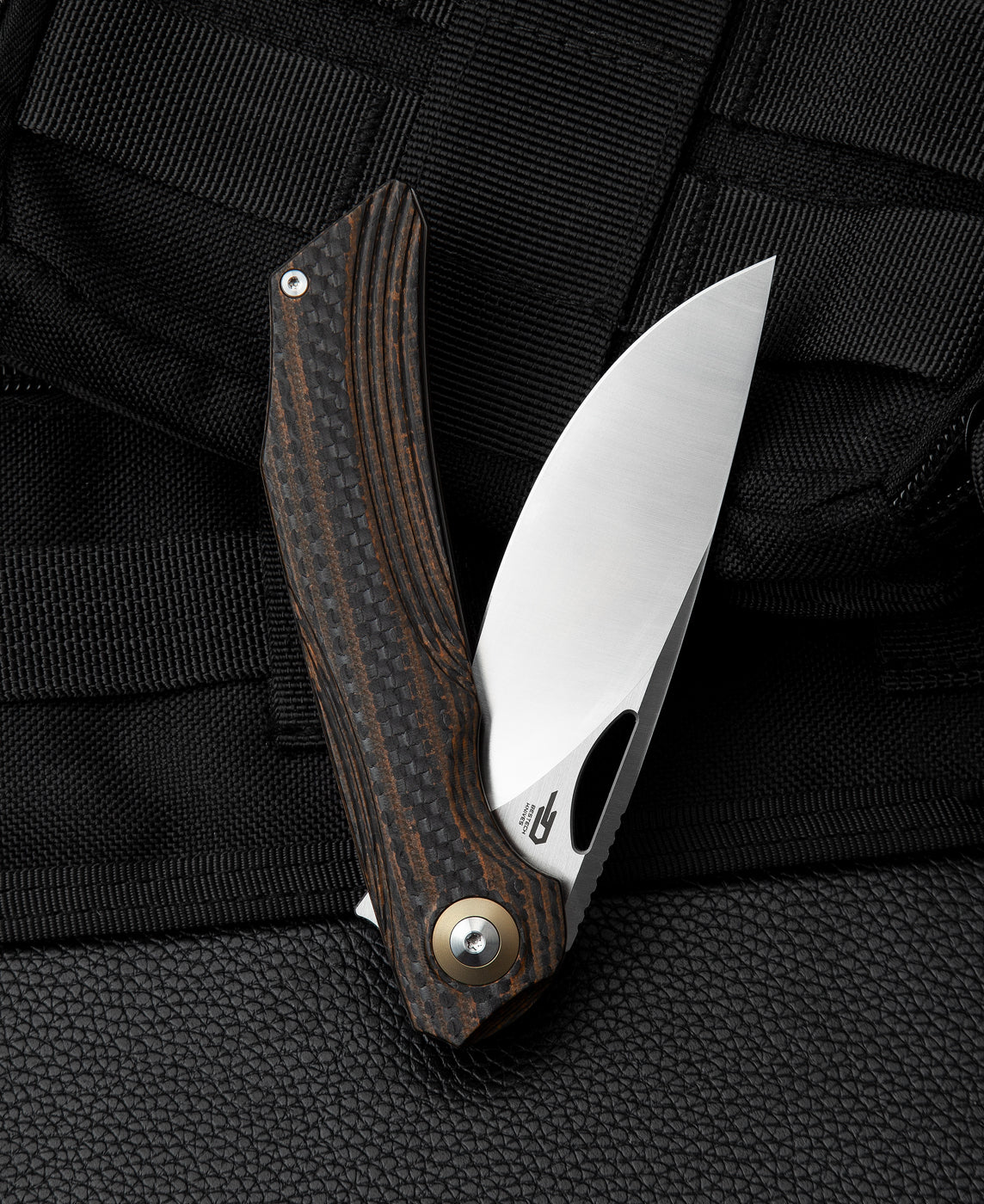 Bestech Falko BL01D 154CM Blade Carbon Fiber and G10 Handle Liner Lock Folding Knife