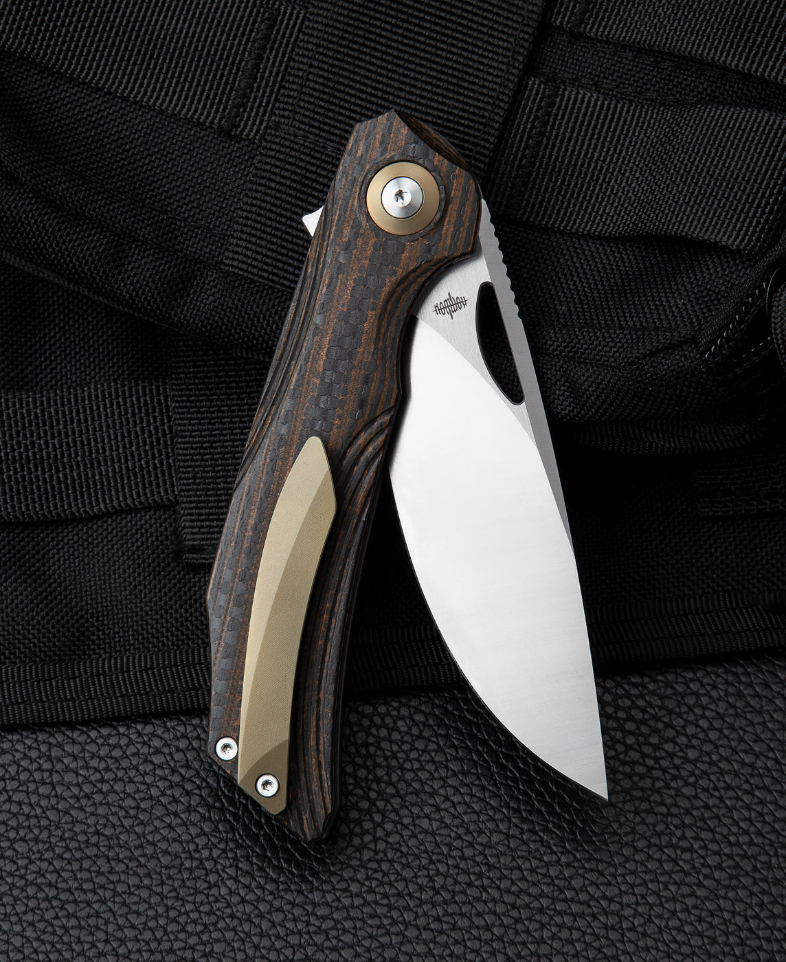 Bestech Falko BL01D 154CM Blade Carbon Fiber and G10 Handle Liner Lock Folding Knife