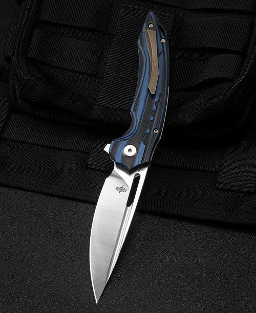 Bestech Ornetta BL02A N690 Blade Carbon Fiber and G10 Handle Liner Lock Folding Knife