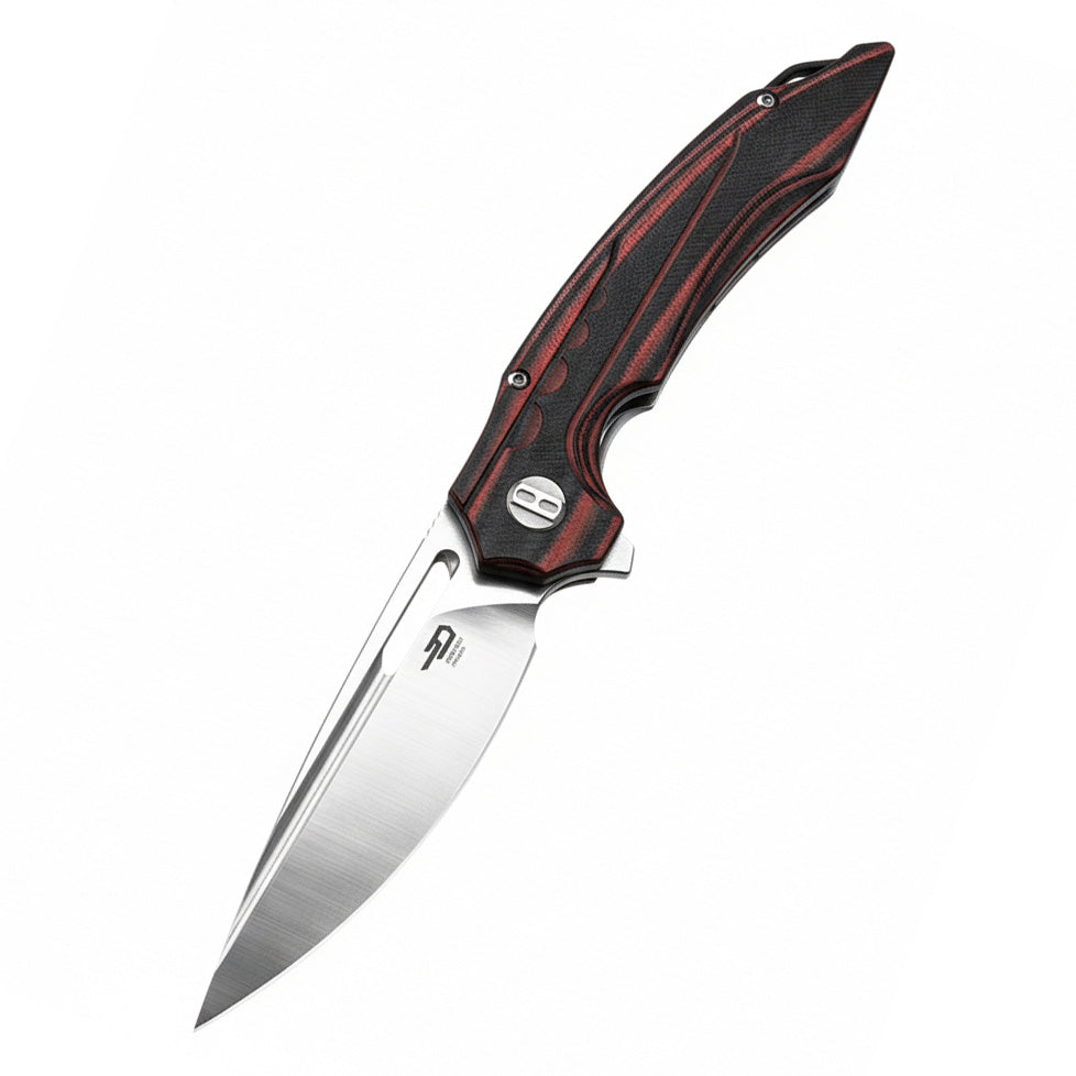 Bestech Ornetta BL02B N690 Blade Carbon Fiber and G10 Handle Liner Lock Folding Knife