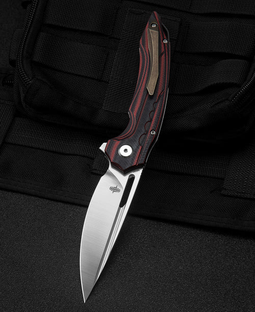 Bestech Ornetta BL02B N690 Blade Carbon Fiber and G10 Handle Liner Lock Folding Knife