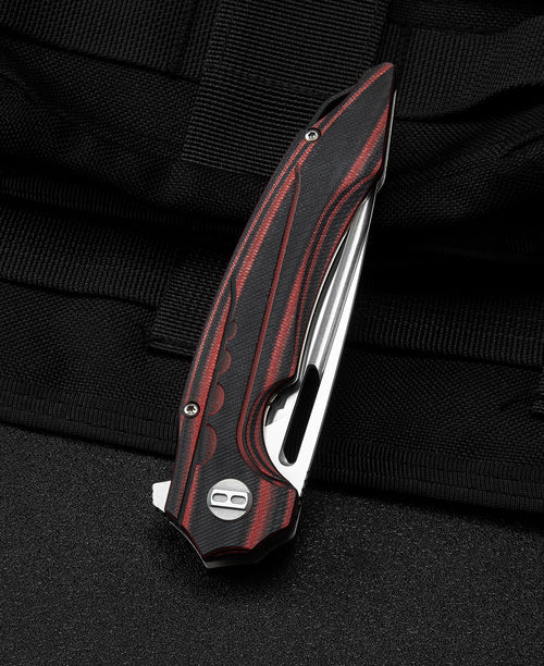 Bestech Ornetta BL02B N690 Blade Carbon Fiber and G10 Handle Liner Lock Folding Knife