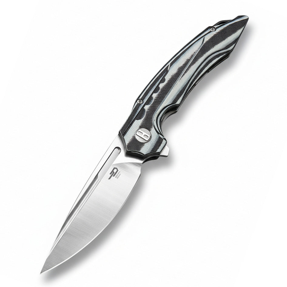 Bestech Ornetta BL02C N690 Blade Carbon Fiber and G10 Handle Liner Lock Folding Knife