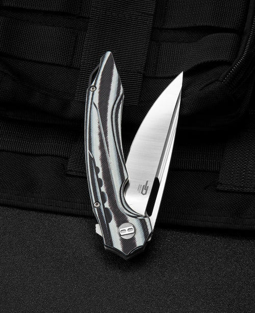 Bestech Ornetta BL02C N690 Blade Carbon Fiber and G10 Handle Liner Lock Folding Knife