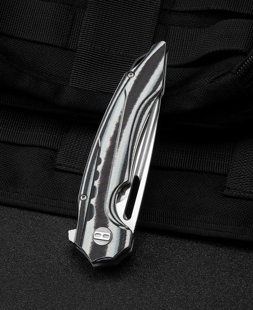 Bestech Ornetta BL02C N690 Blade Carbon Fiber and G10 Handle Liner Lock Folding Knife