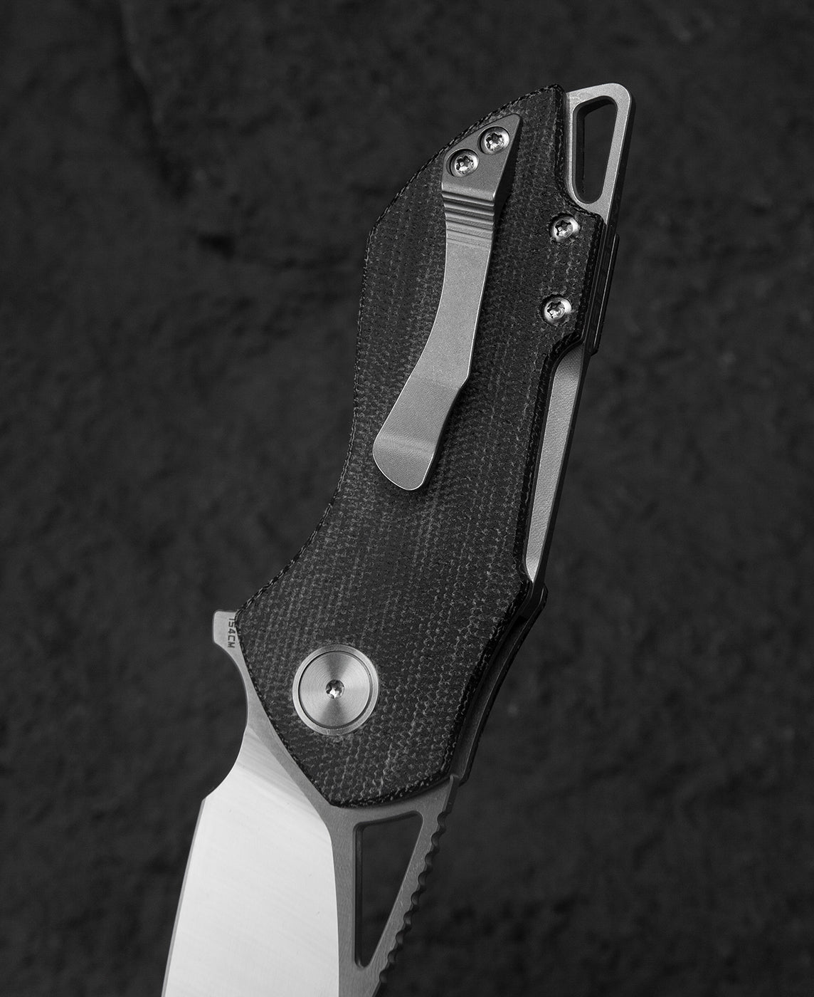 Bestech Riverstone BL03D 154CM Blade Micarta Handle Liner Lock Folding Knife