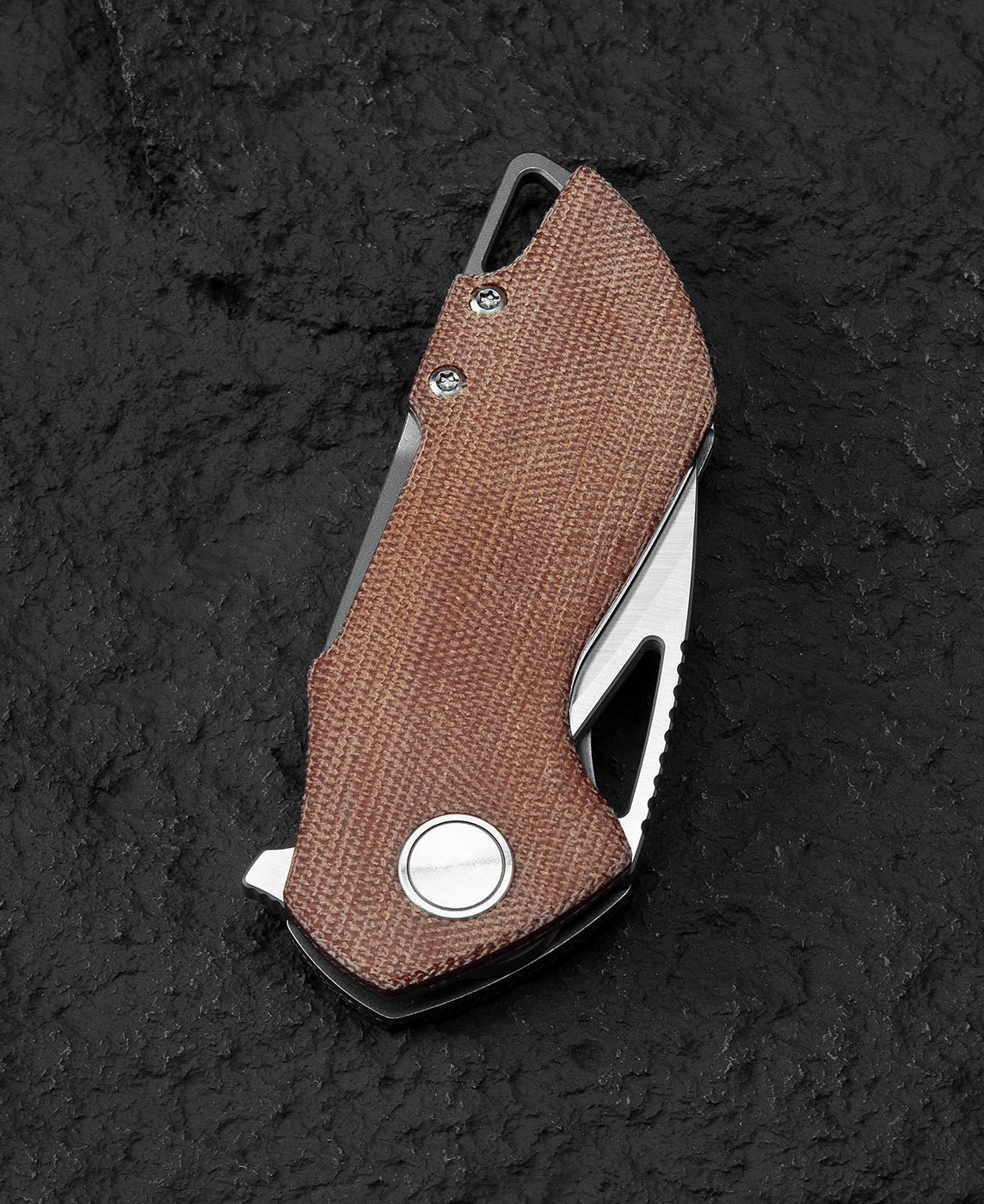 Bestech Riverstone BL03E 154CM Blade Micarta Handle Liner Lock Folding Knife