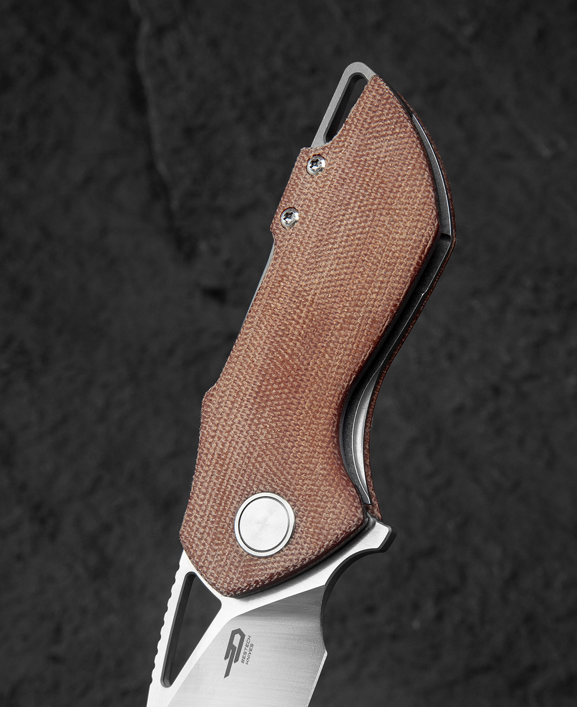 Bestech Riverstone BL03E 154CM Blade Micarta Handle Liner Lock Folding Knife