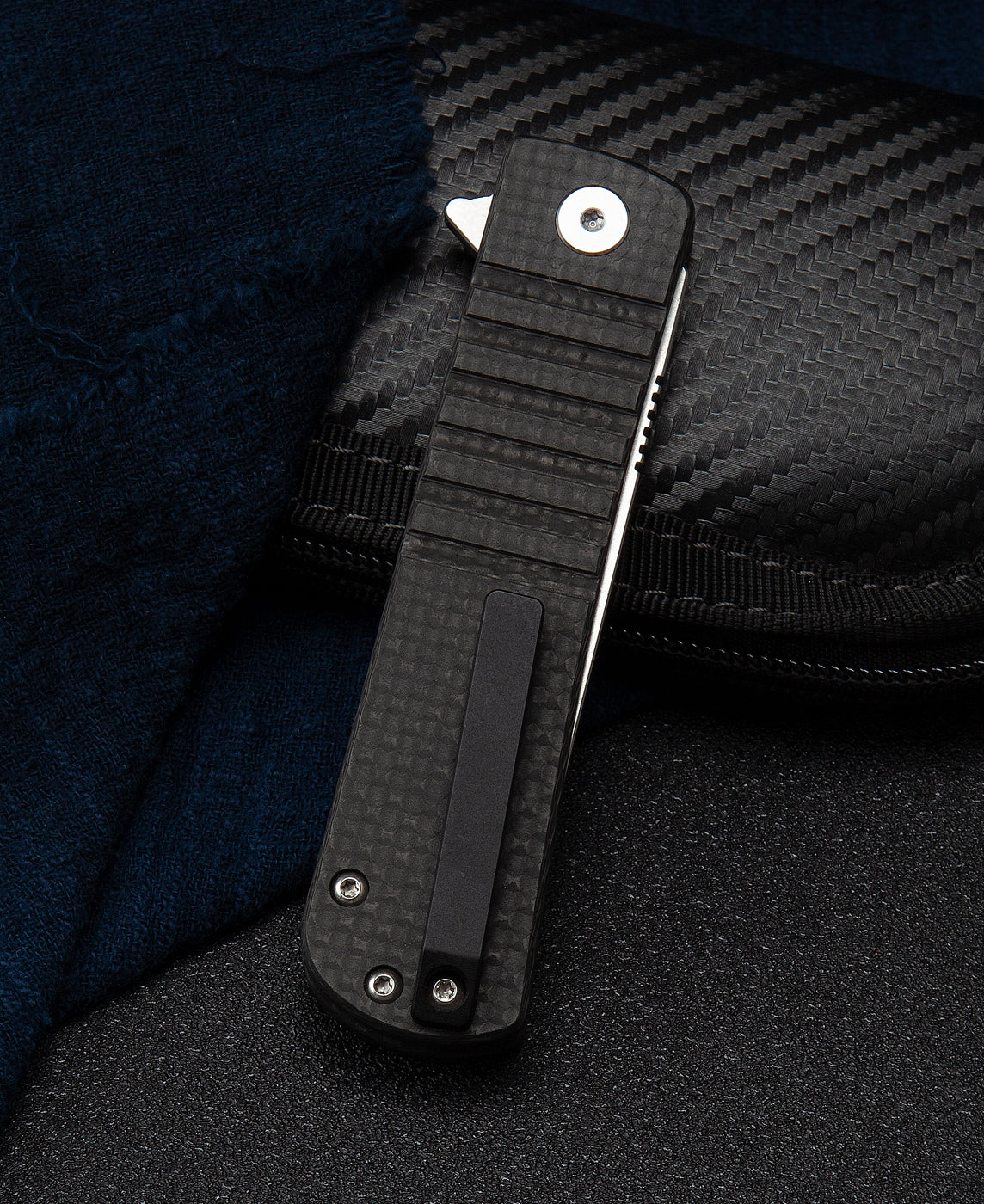 Bestech Titan BL04A 154CM Blade Carbon Fiber Handle Liner Lock Folding Knife