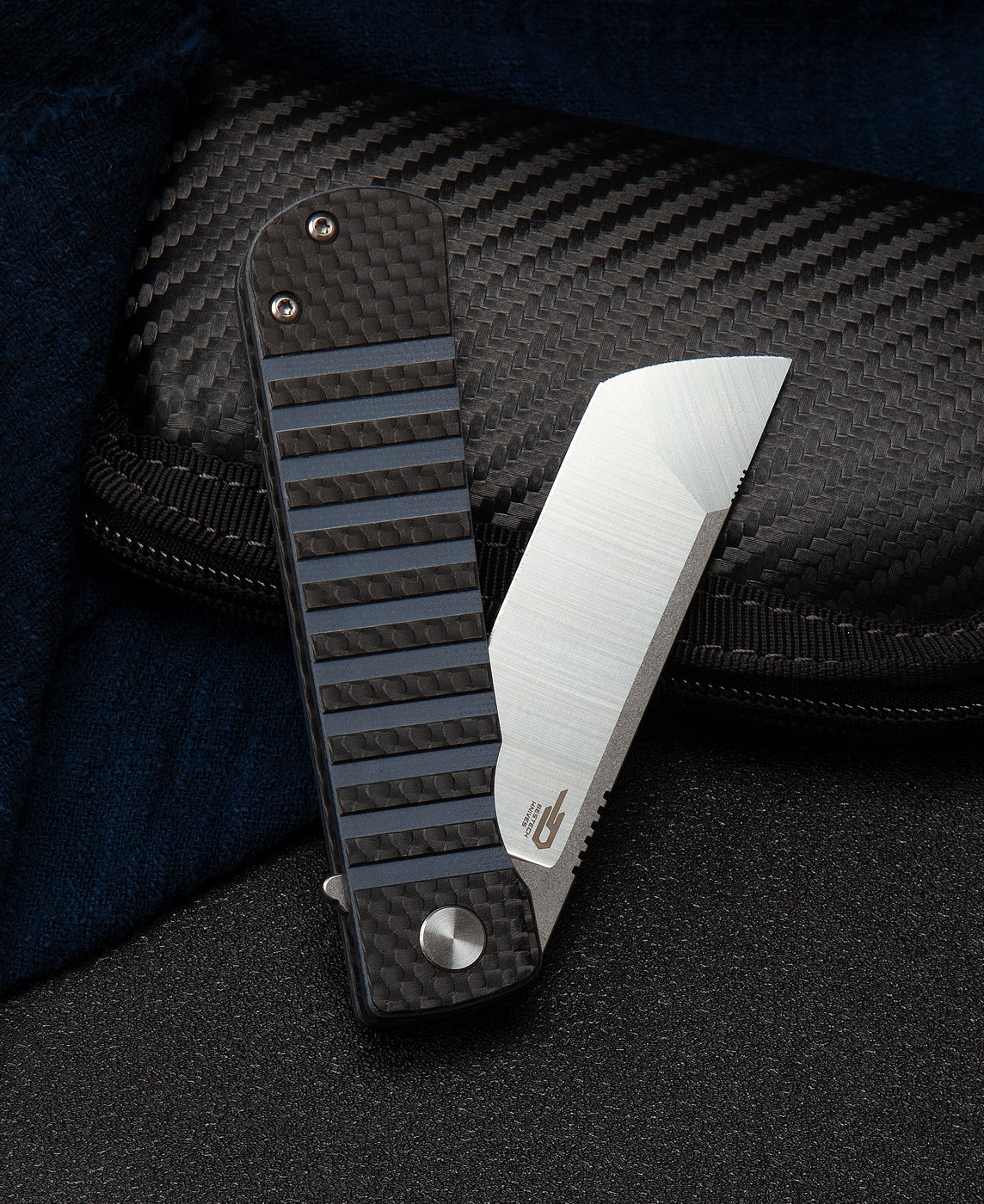 Bestech Titan BL04B 154CM Blade Carbon Fiber and G10 Handle Liner Lock Folding Knife