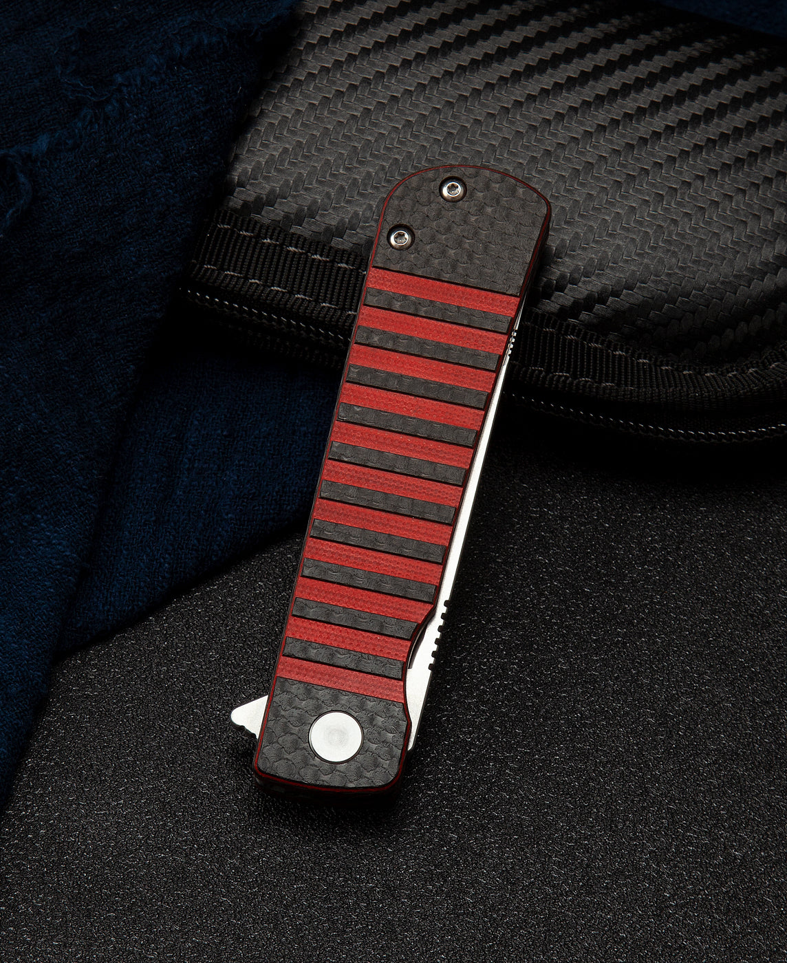 Bestech Titan BL04D 154CM Blade Carbon Fiber and G10 Handle Liner Lock Folding Knife