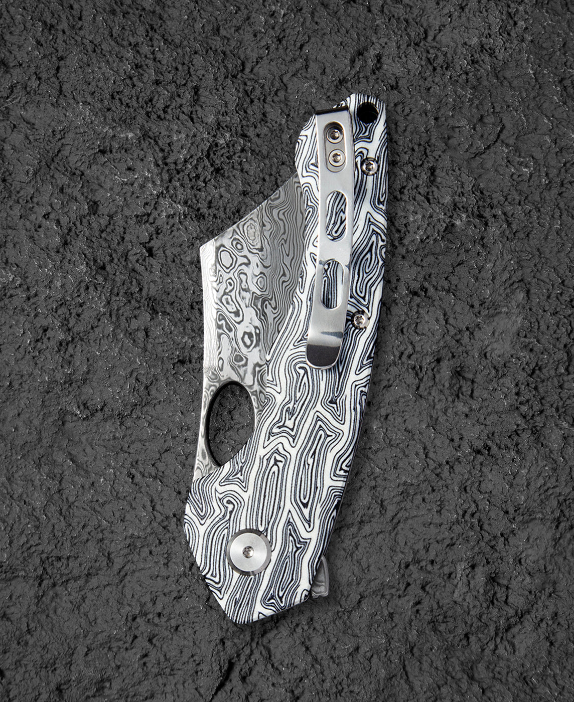 Bestech Skirmish BL07A Damascus Blade G10 Handle Liner Lock Folding Knife