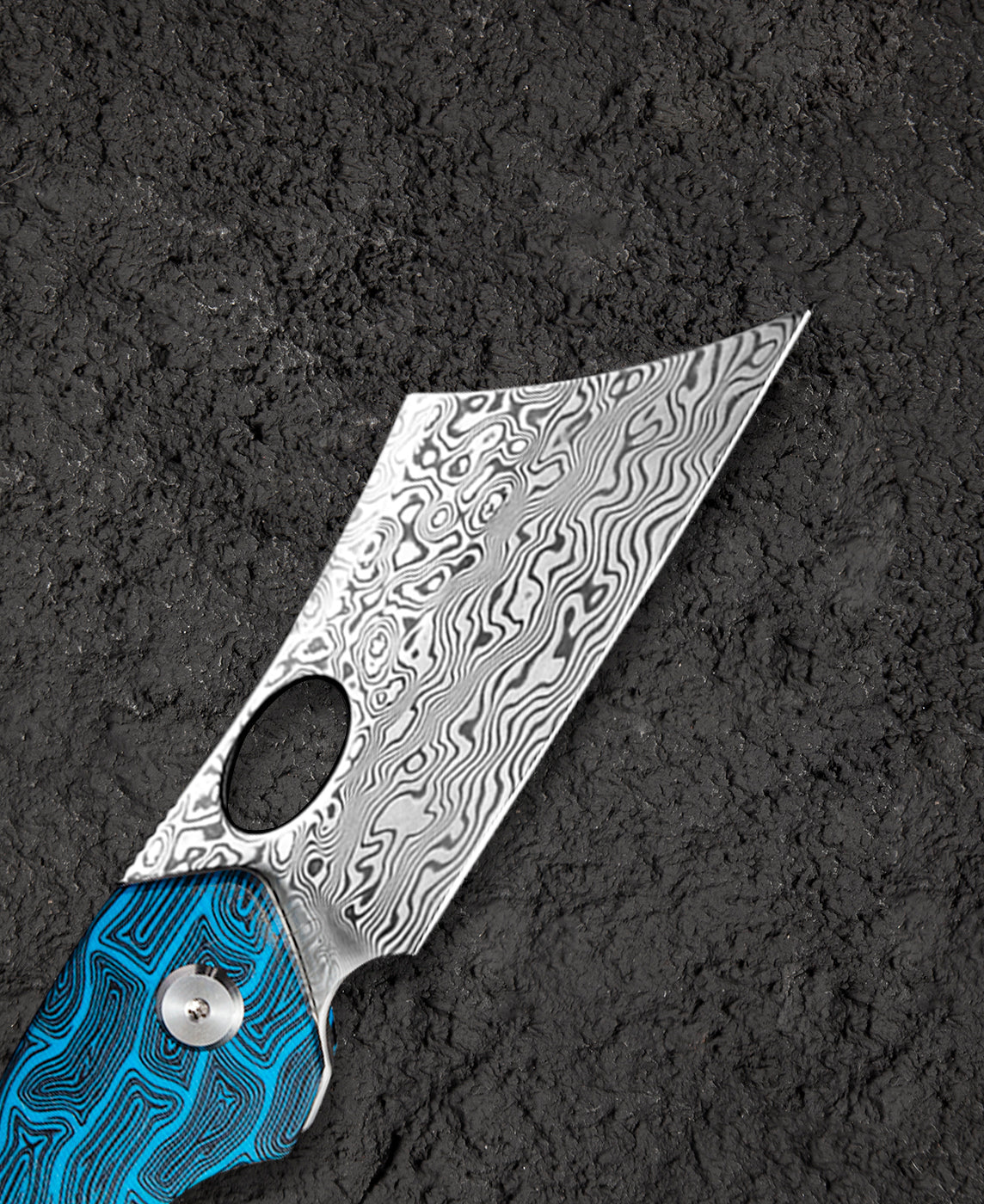Bestech Skirmish BL07B Damascus Blade G10 Handle Liner Lock Folding Knife