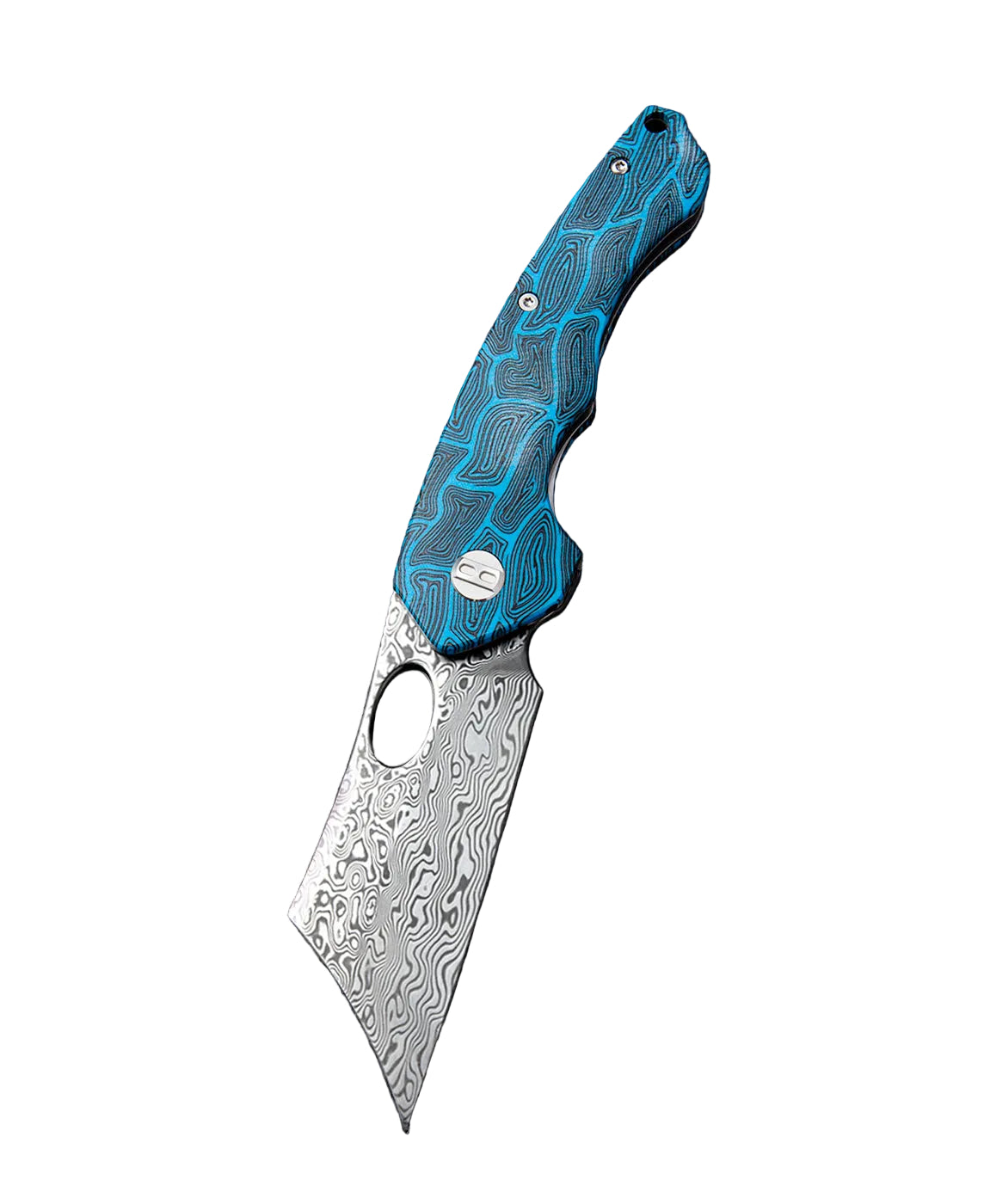 Bestech Skirmish BL07B Damascus Blade G10 Handle Liner Lock Folding Knife