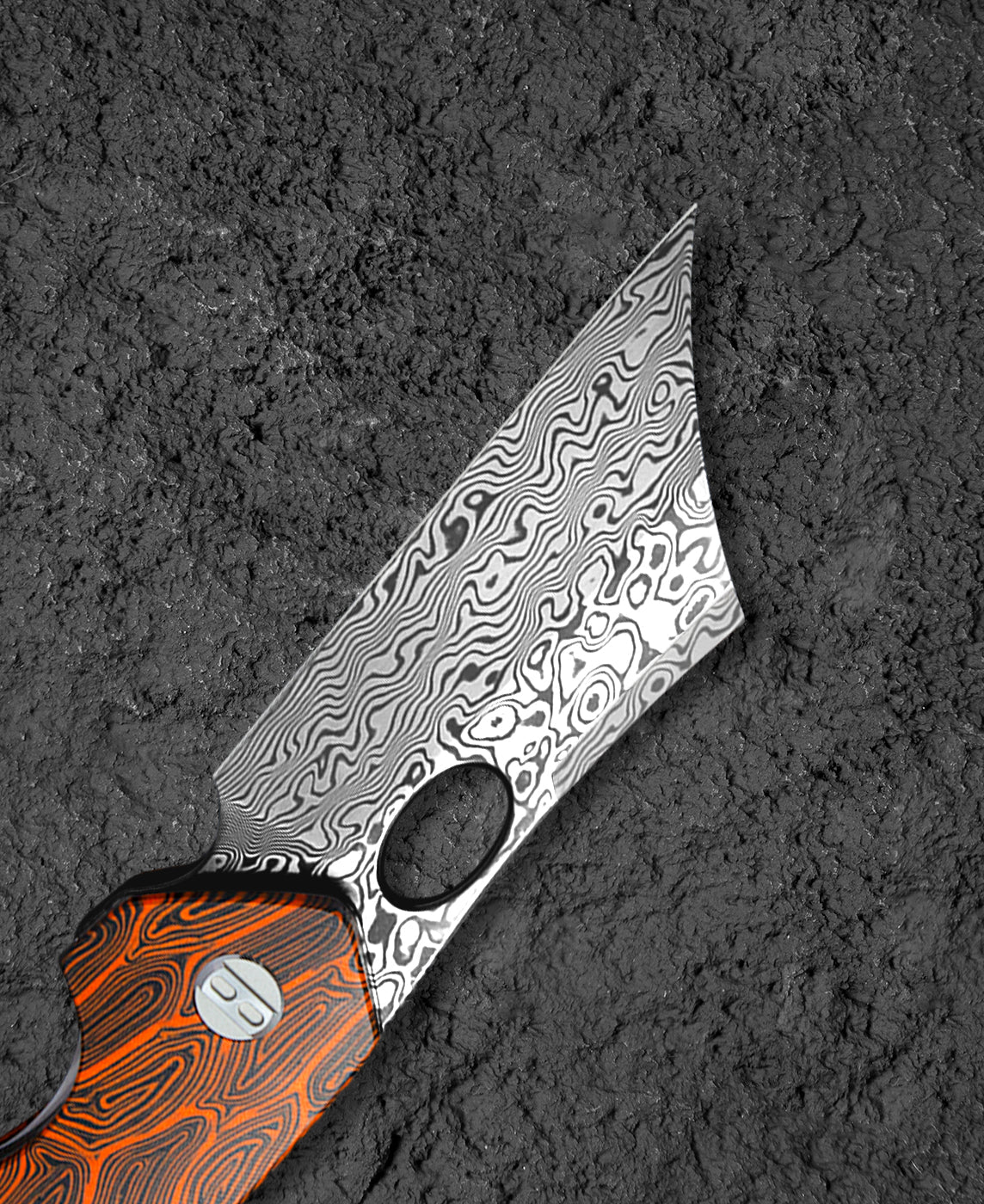 Bestech Skirmish BL07D Damascus Blade G10 Handle Liner Lock Folding Knife