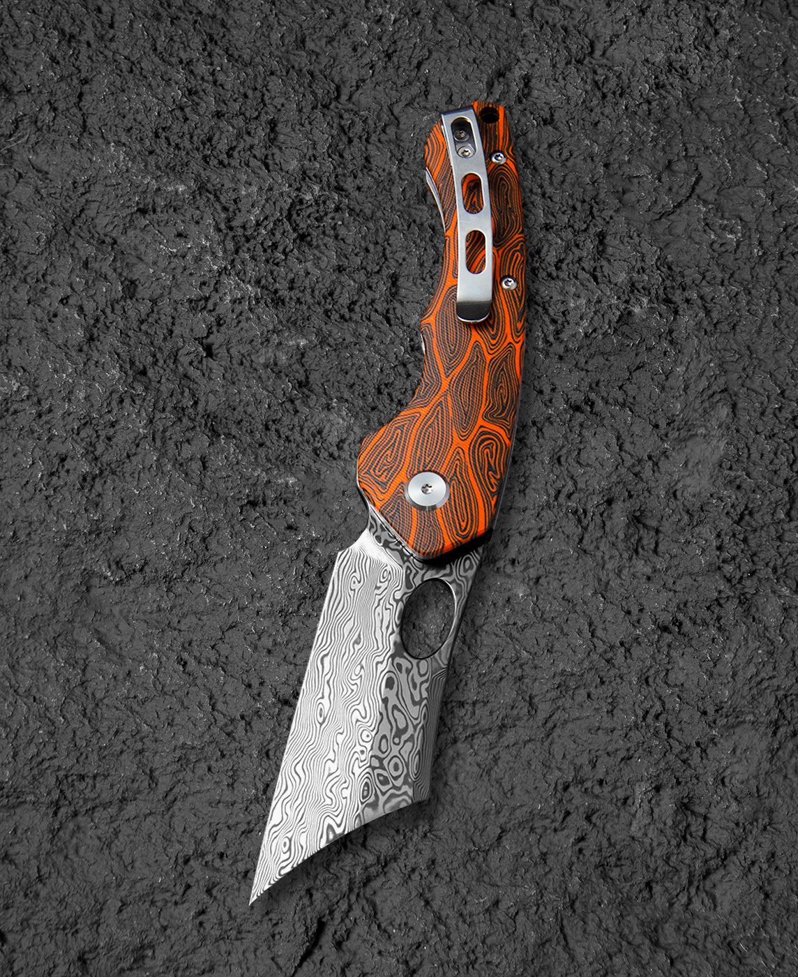 Bestech Skirmish BL07D Damascus Blade G10 Handle Liner Lock Folding Knife