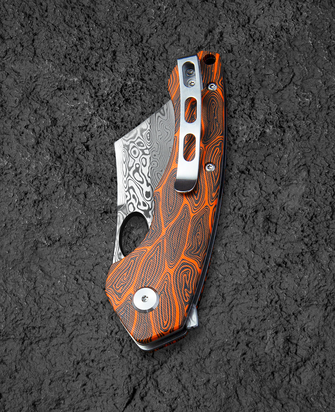 Bestech Skirmish BL07D Damascus Blade G10 Handle Liner Lock Folding Knife
