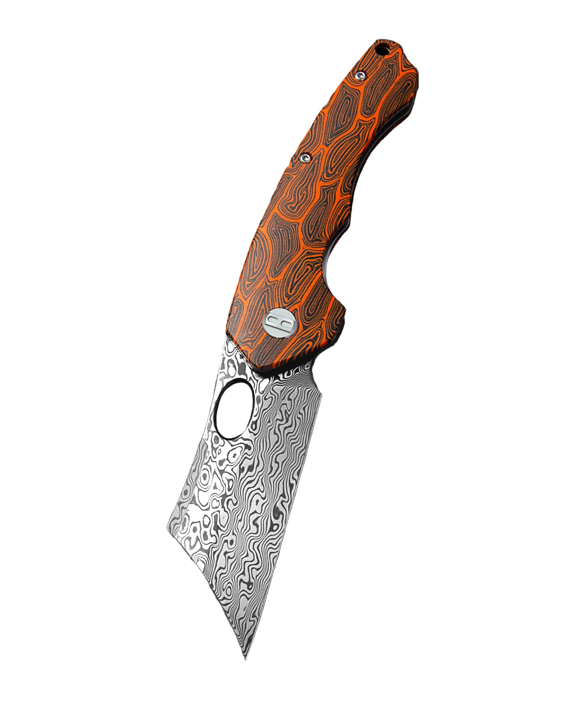 Bestech Skirmish BL07D Damascus Blade G10 Handle Liner Lock Folding Knife