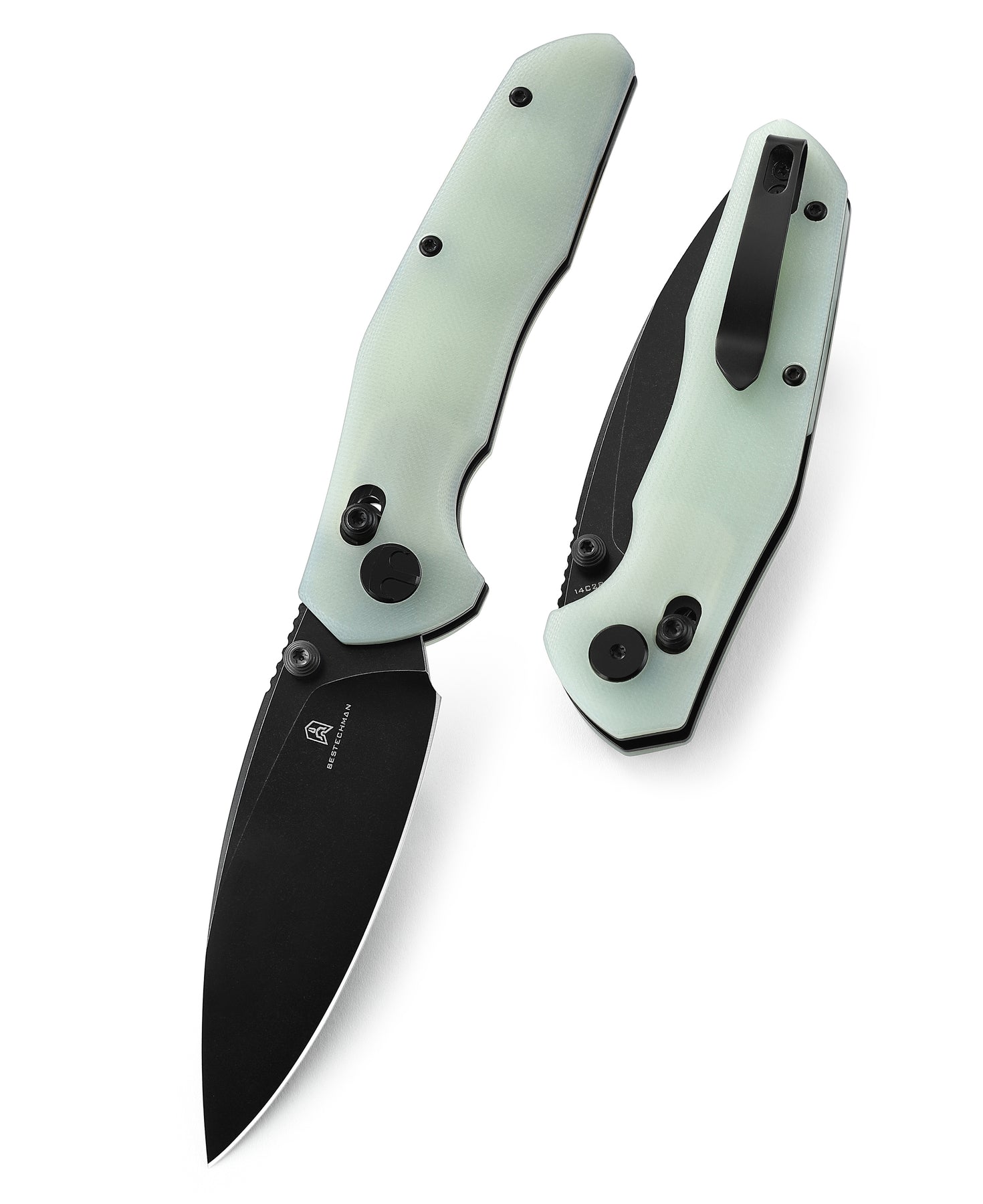 Bestechman Ronan BMK02I 14C28N Blade G10 Handle Crossbar Lock Folding Knife