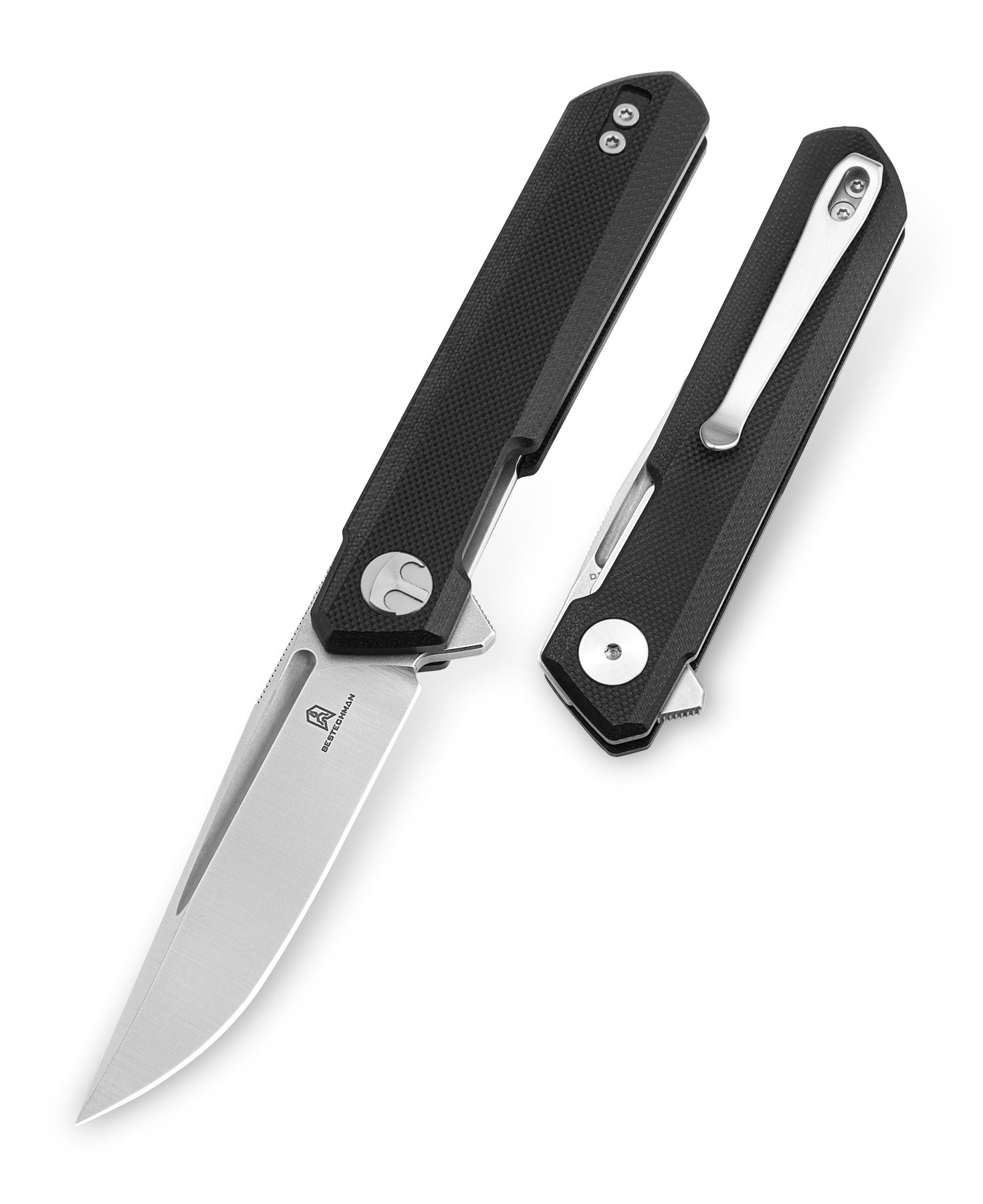 Bestechman Mini Dundee BMK03A D2 Steel Blade G10 Handle Liner Lock Folding Knife