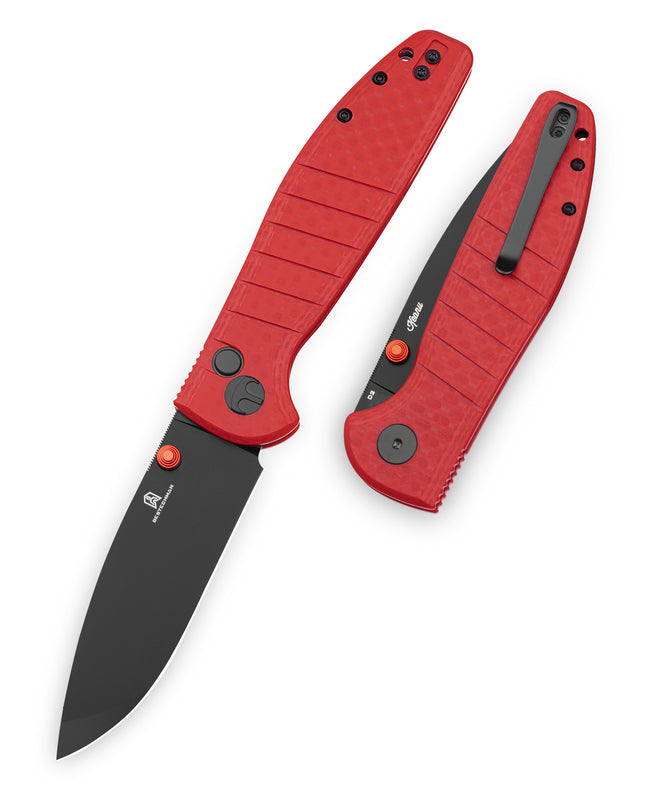 Bestechman Goodboy BMK04L D2 Steel Blade G10 Handle Button Lock Folding Knife