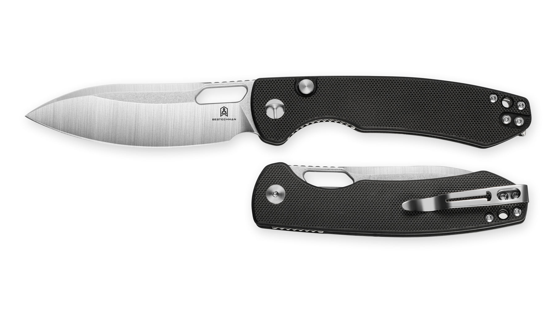 Bestechman Firebird BMK05A D2 Steel Blade G10 Handle Button Liner Lock Folding Knife