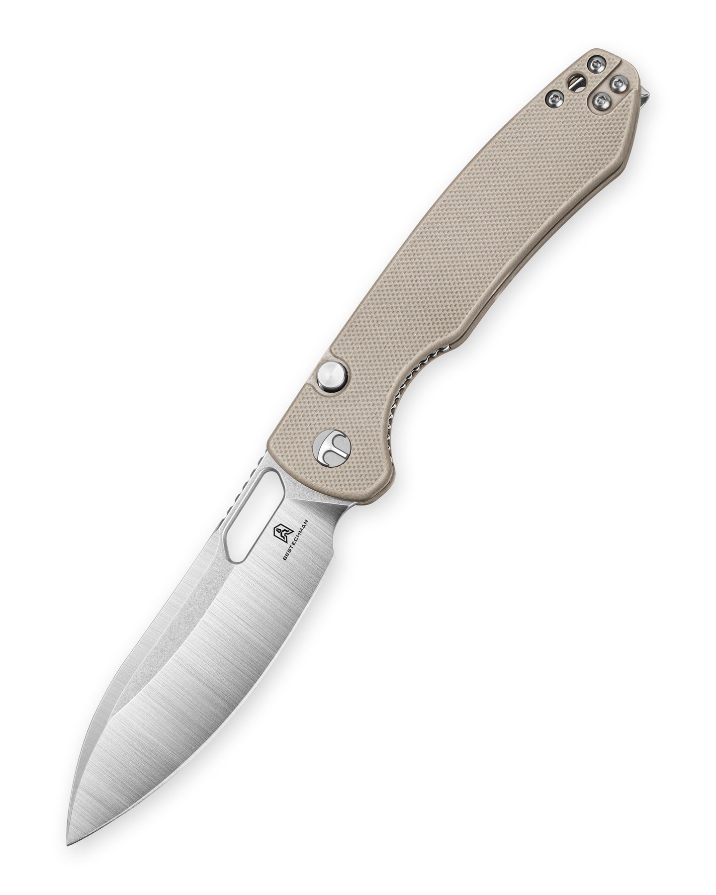 Bestechman Firebird BMK05B D2 Steel Blade G10 Handle Button Liner Lock Folding Knife
