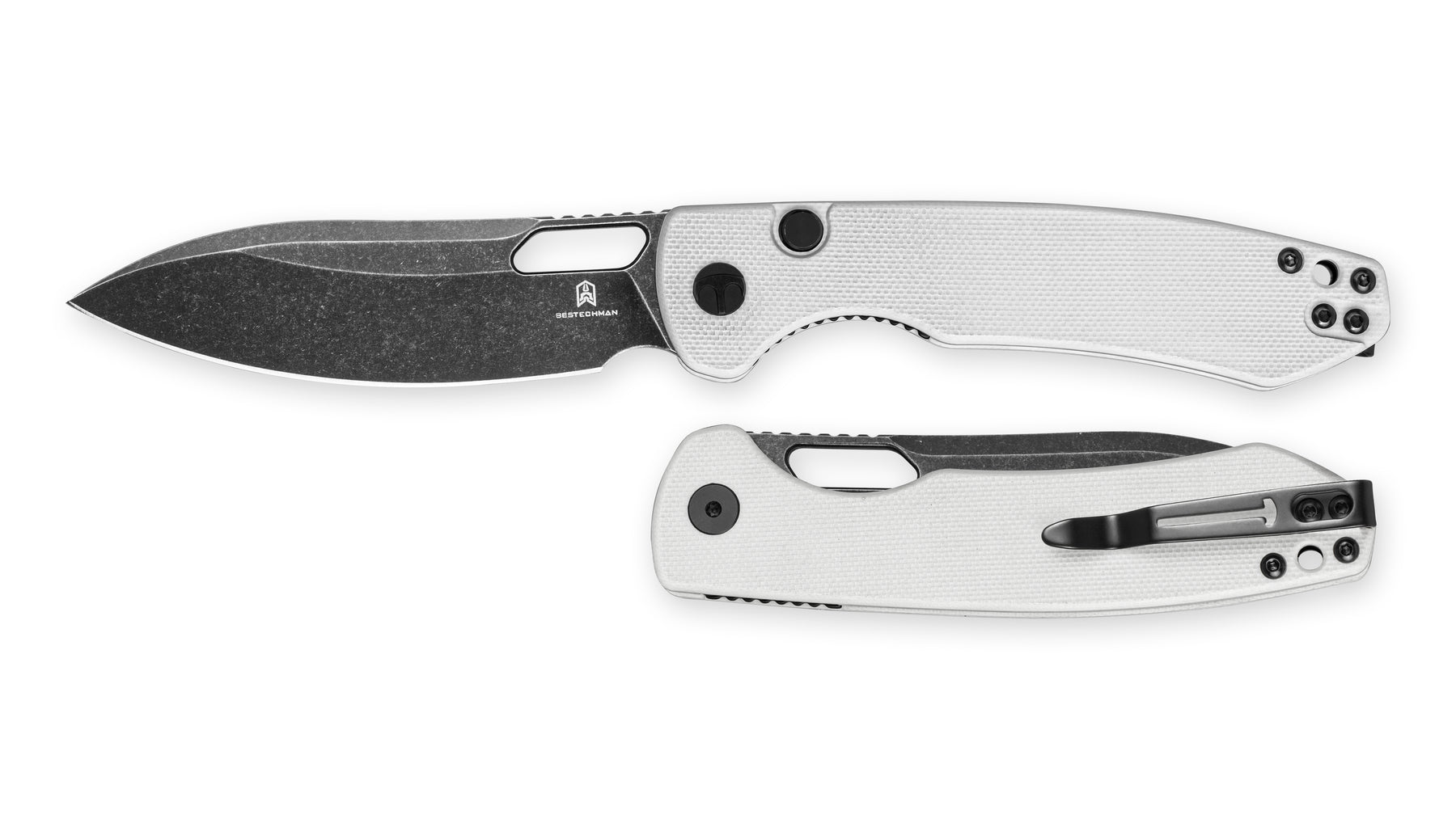 Bestechman Firebird BMK05E D2 Steel Blade G10 Handle Button Liner Lock Folding Knife