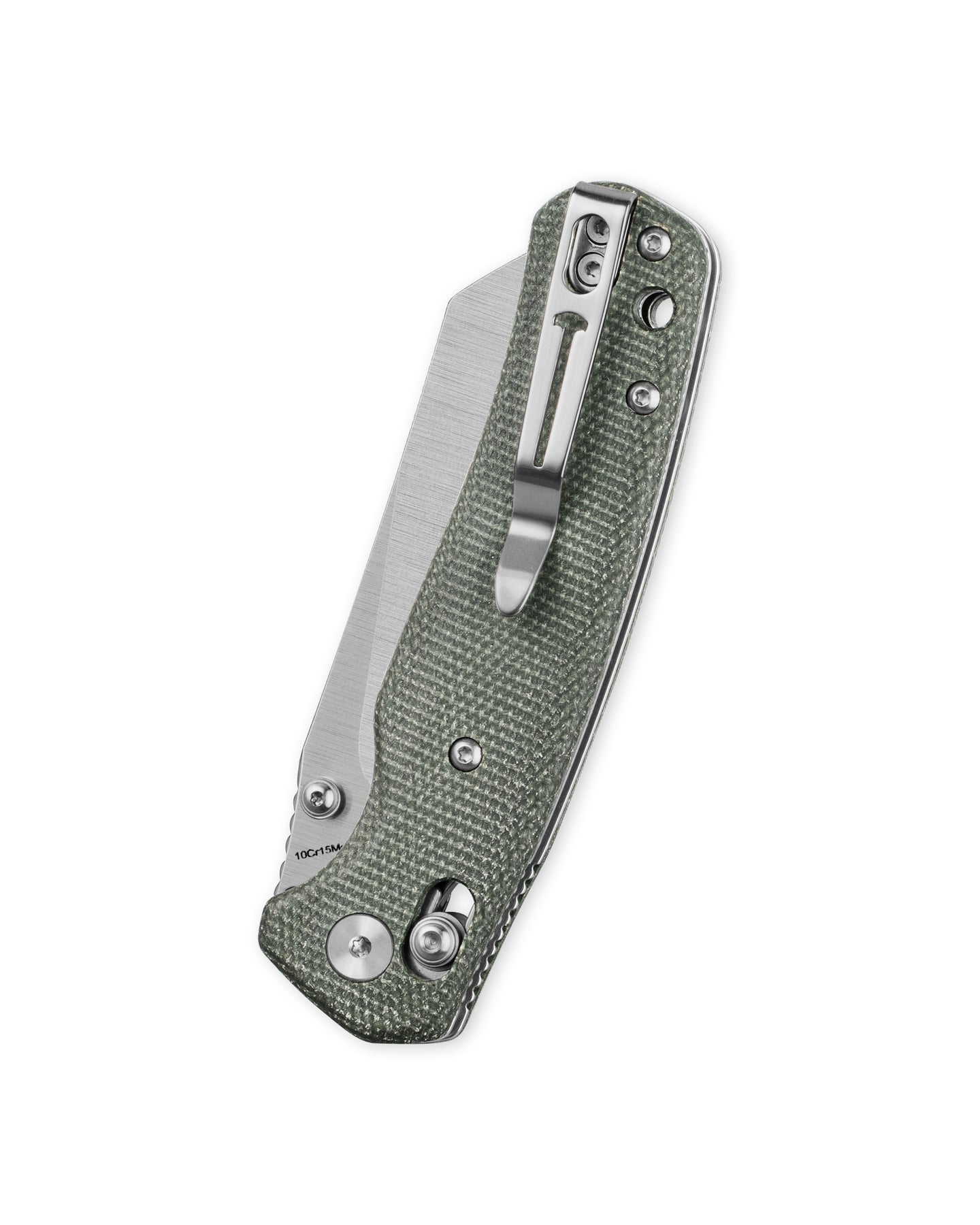 Bestechman Cicada's Wing BMK06-M-3 10Cr15MoV Blade Micarta Handle Crossbar Lock Folding Knife
