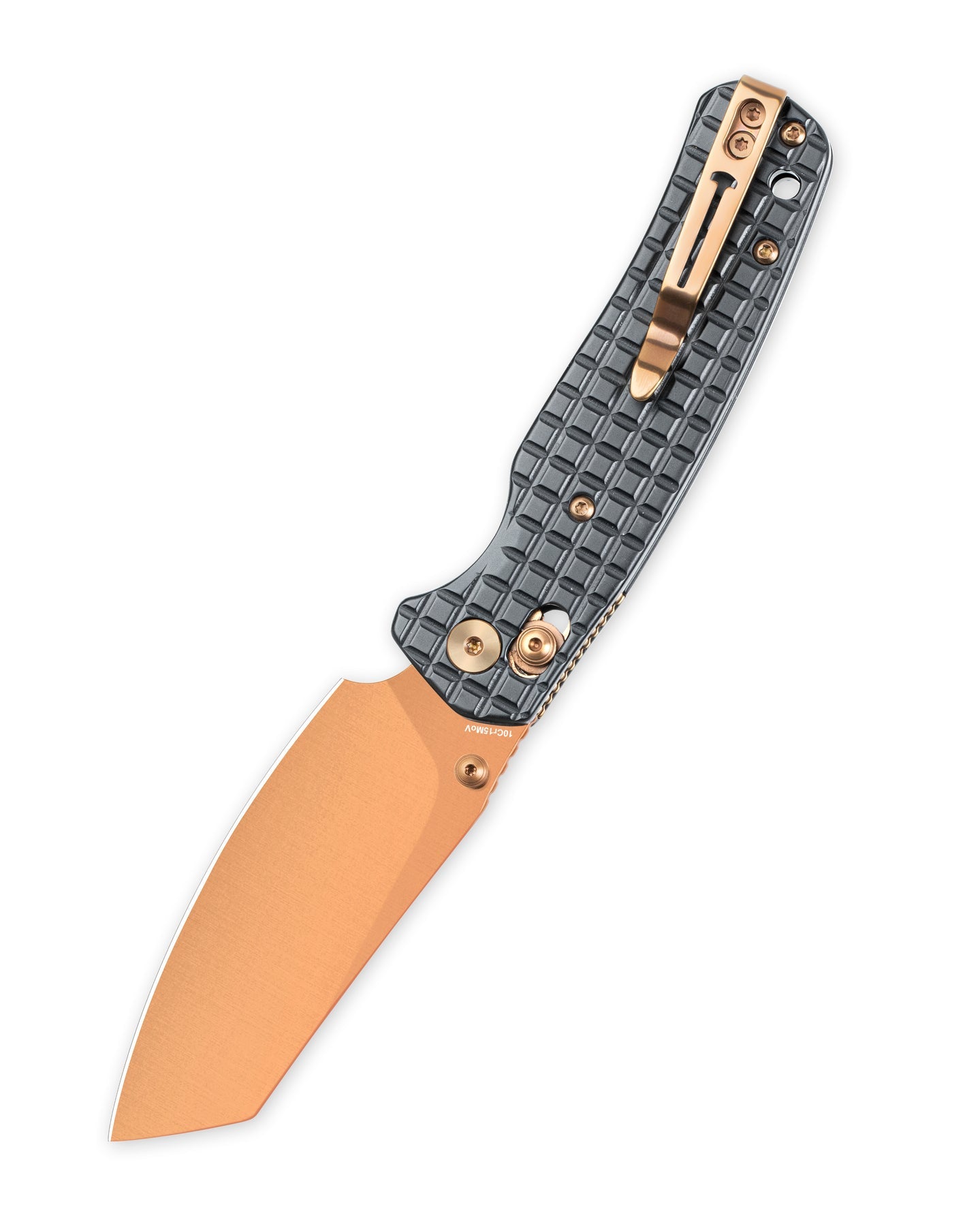 Bestechman Cicada's Wing BMK06-S-3 10Cr15MoV Blade Stainless Steel Handle Crossbar Lock Folding Knife