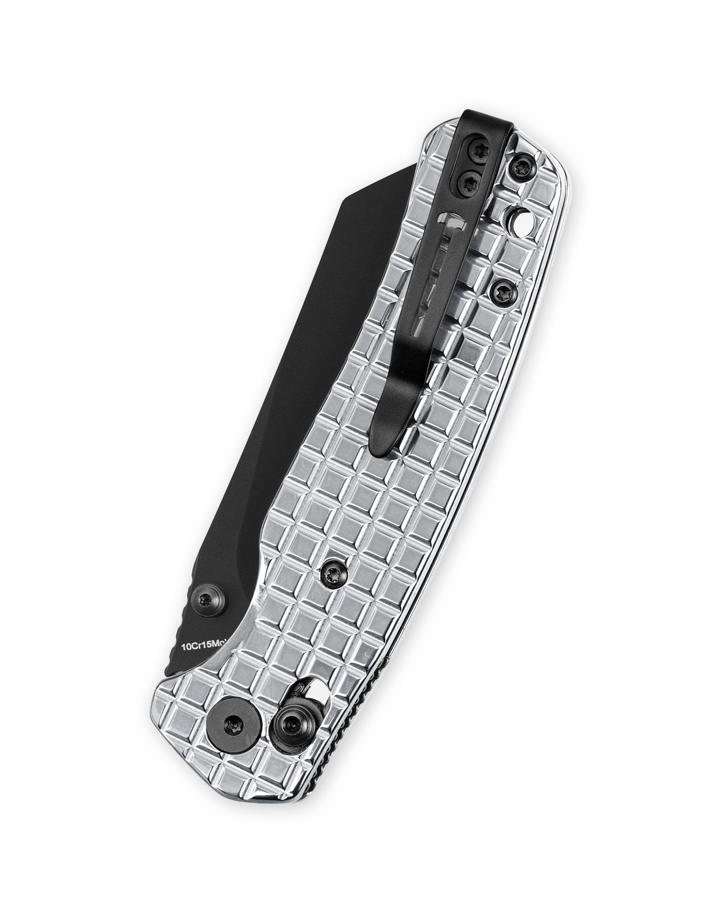 Bestechman Cicada's Wing BMK06-S-2 10Cr15MoV Blade Stainless Steel Handle Crossbar Lock Folding Knife