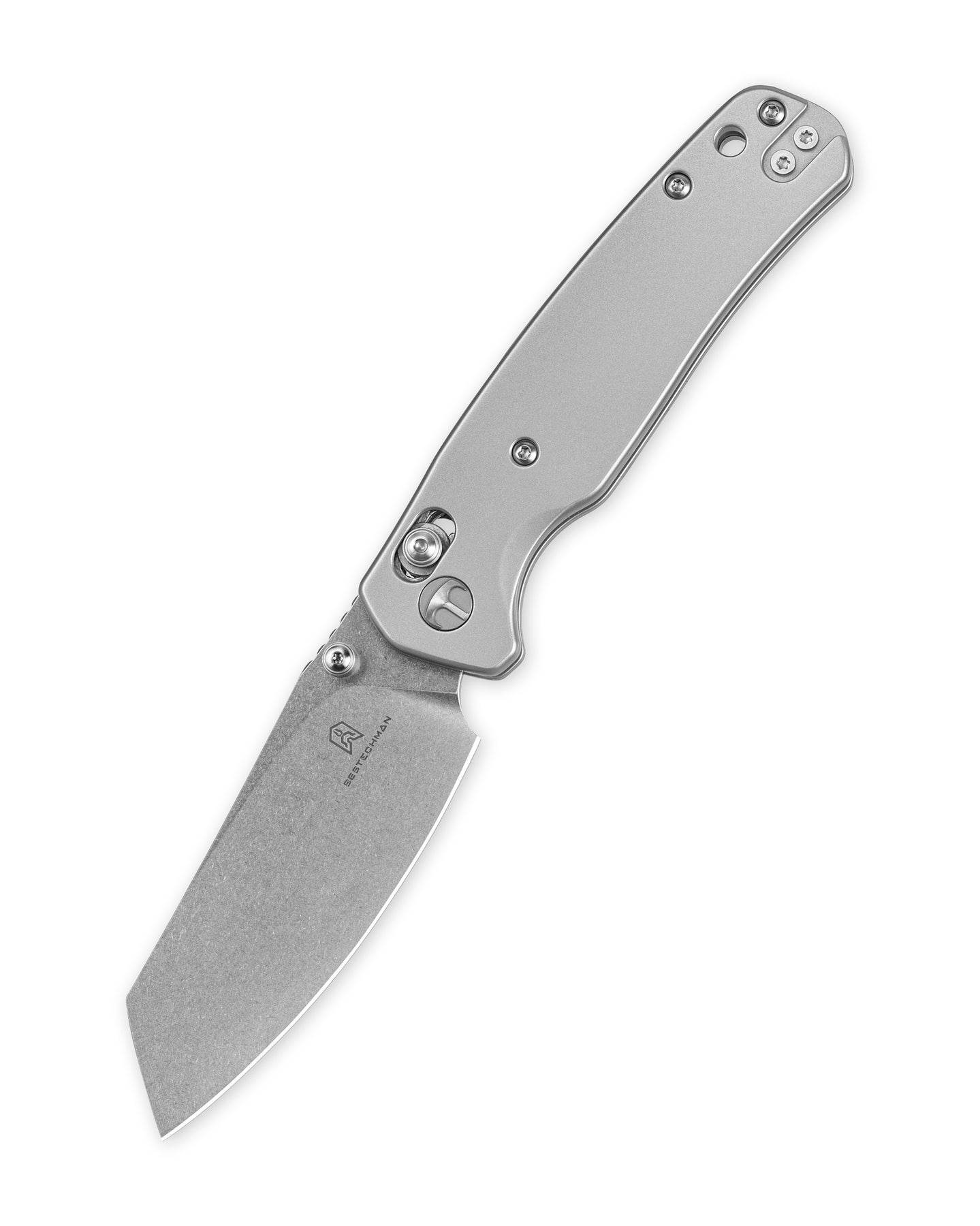 Bestechman Cicada's Wing BMK06-S-7 10Cr15MoV Blade Stainless Steel Handle Crossbar Lock Folding Knife