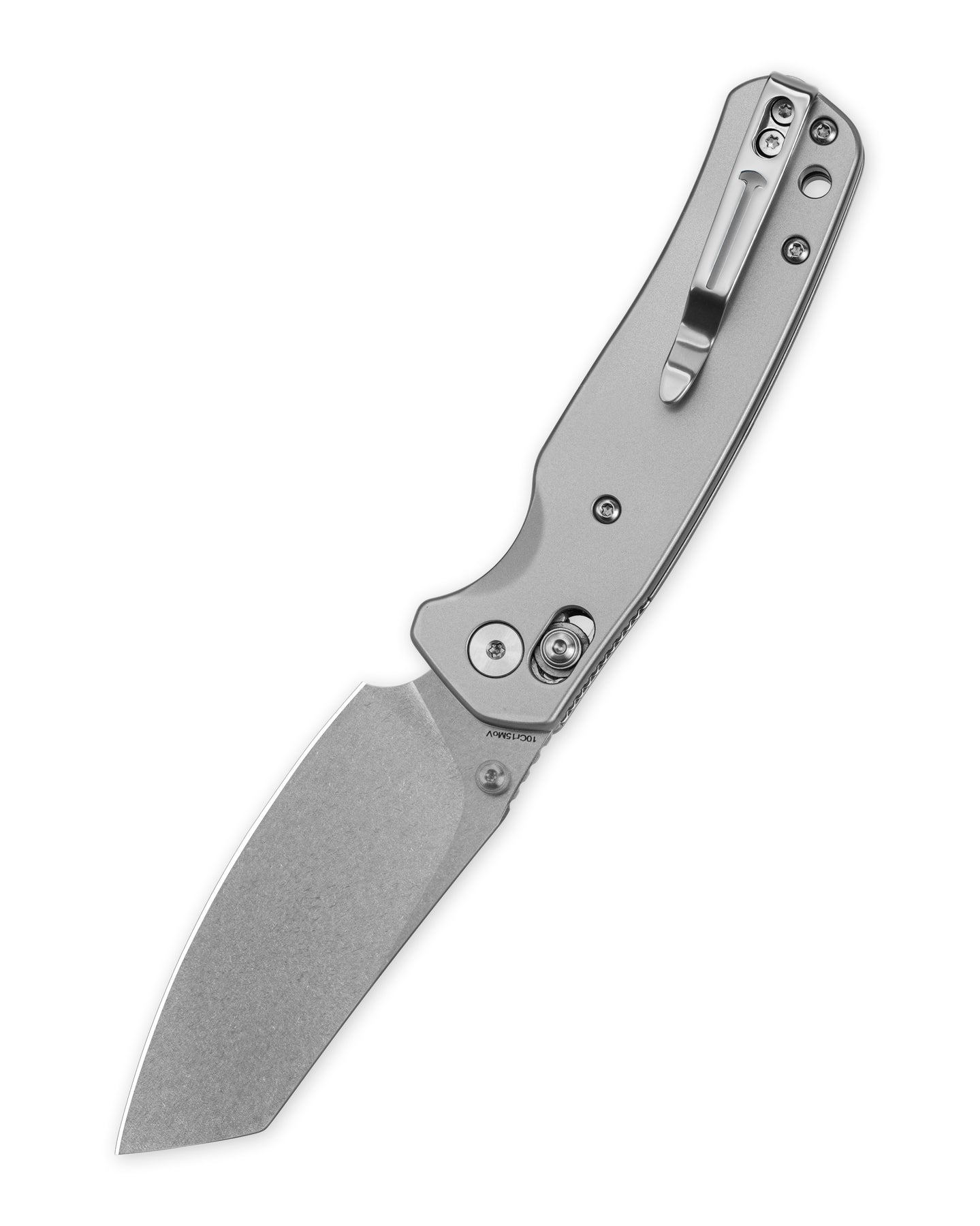 Bestechman Cicada's Wing BMK06-S-7 10Cr15MoV Blade Stainless Steel Handle Crossbar Lock Folding Knife