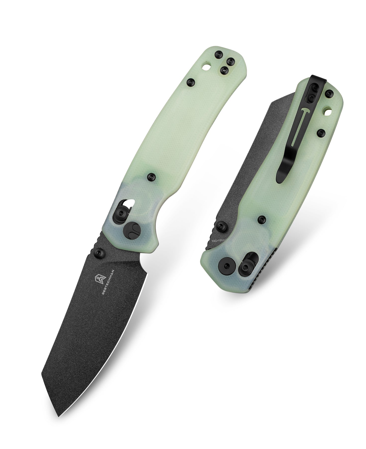 Bestechman Cicada's wing BMK06A 10Cr15MoV Blade G10 Handle Crossbar Lock Folding Knife