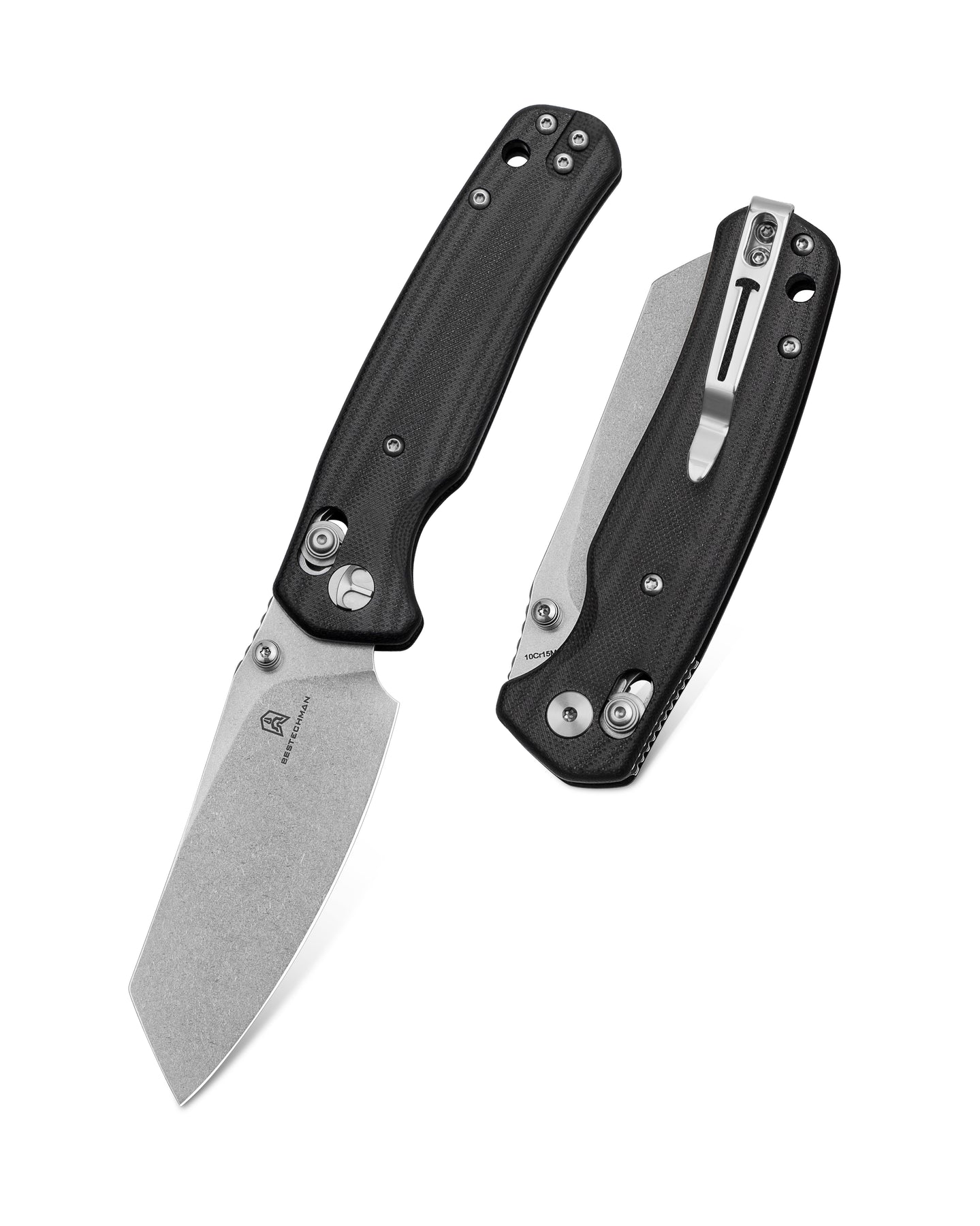 Bestechman Cicada's wing BMK06I 10Cr15MoV Blade G10 Handle Crossbar Lock Folding Knife