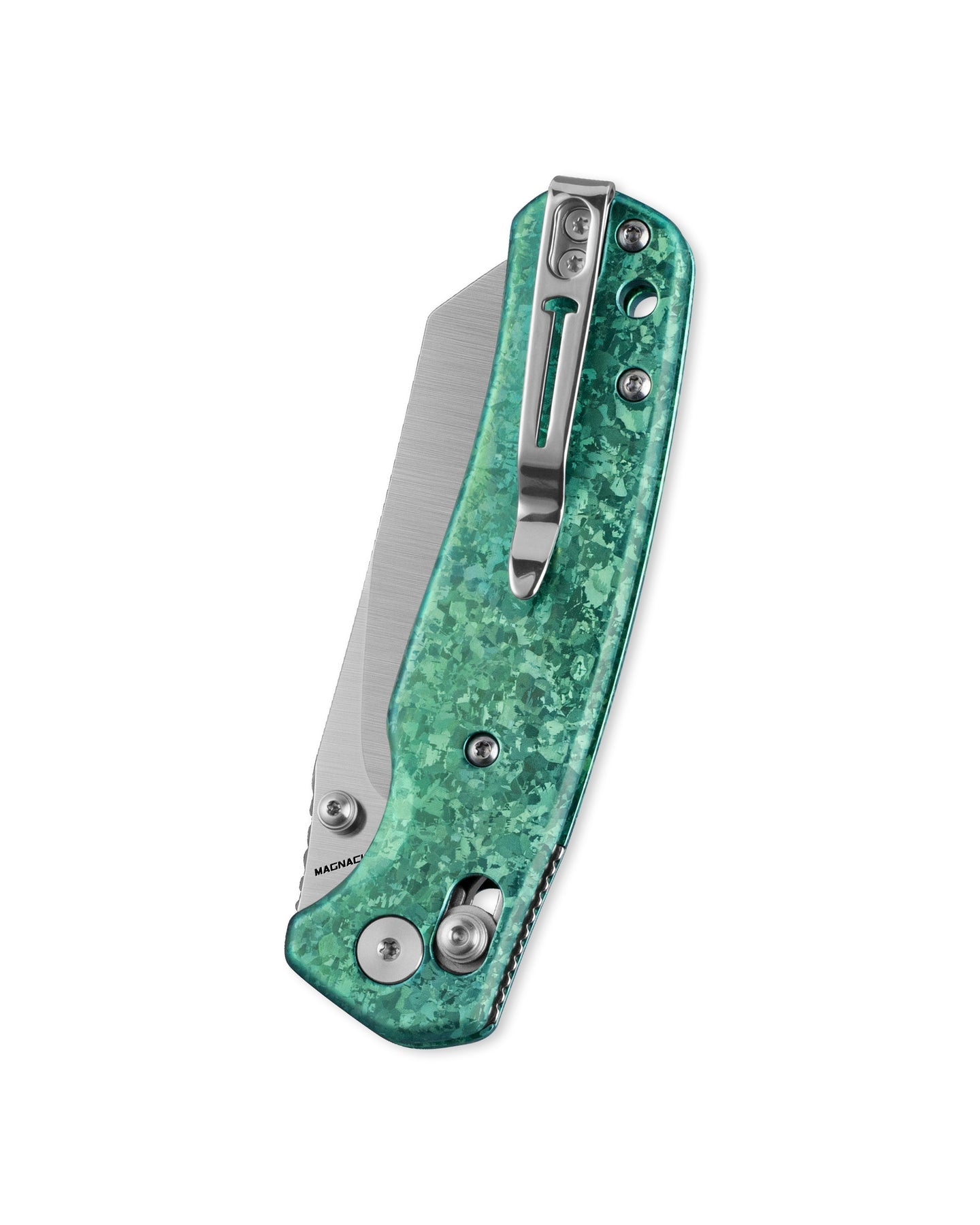 Bestechman Cicada's wing BMK06N Magnacut Blade Titanium Handle Crossbar Lock Folding Knife