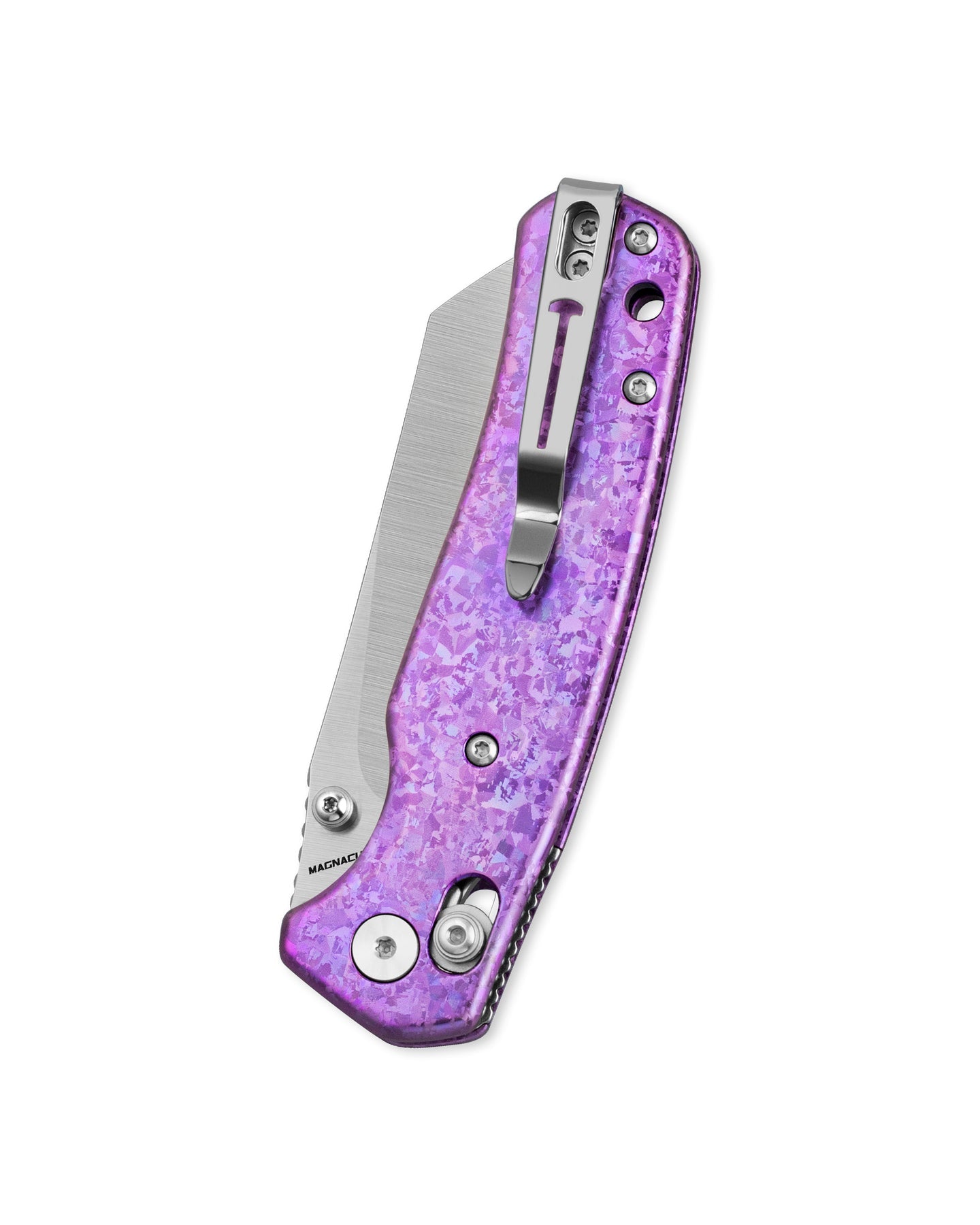 Bestechman Cicada's wing BMK06O Magnacut Blade Titanium Handle Crossbar Lock Folding Knife