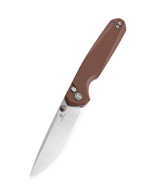 Bestechman Velix BMK07B 14C28N Blade G10 Handle Button Lock Folding Knife