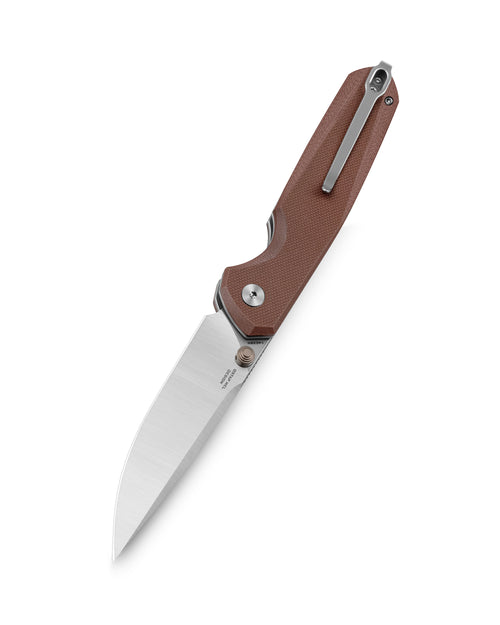 Bestechman Velix BMK07B 14C28N Blade G10 Handle Button Lock Folding Knife