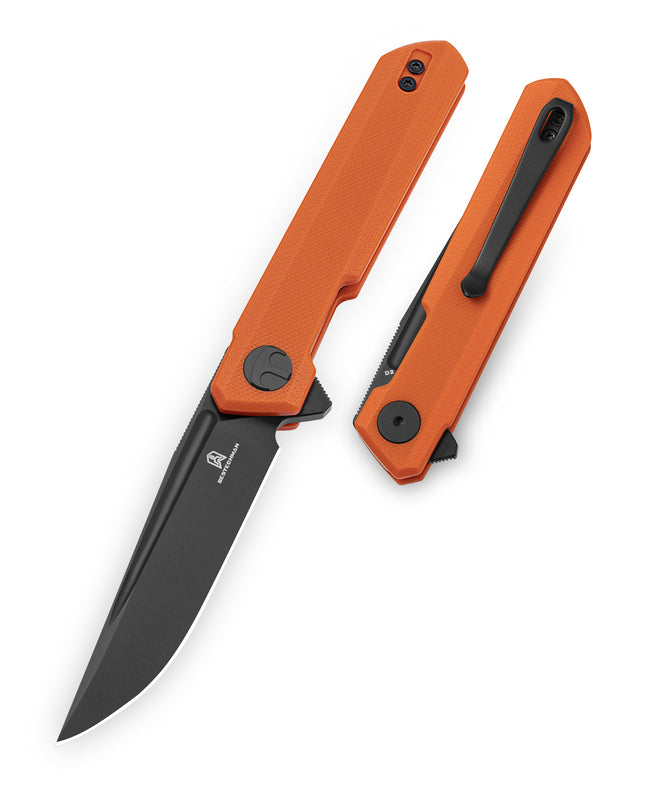 Bestechman Mini Dundee BMK08C D2 Steel Blade G10 Handle Liner Lock Folding Knife