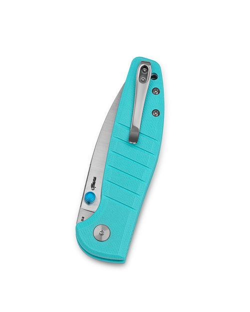 Bestechman Goodboy Jr. BMK10B D2 Blade G10 Handle Button Lock Folding Knife