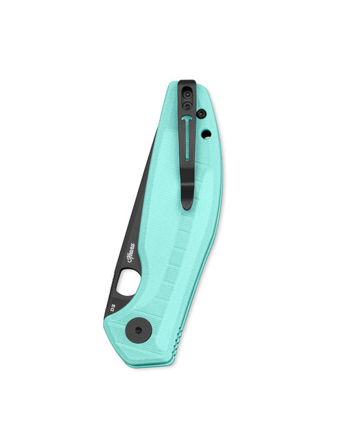 Bestechman Angry Owl BMK12B-2 D2 Blade G10 Handle Button Lock Folding Knife